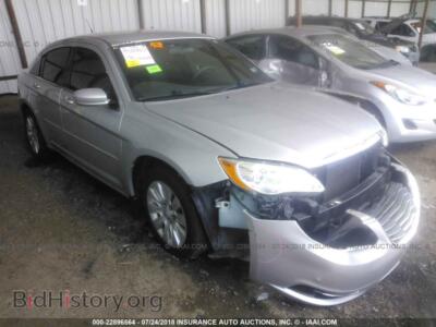 2011 Chrysler 200, серебристый — VIN 1C3BC4FB3BN538444, IAAI