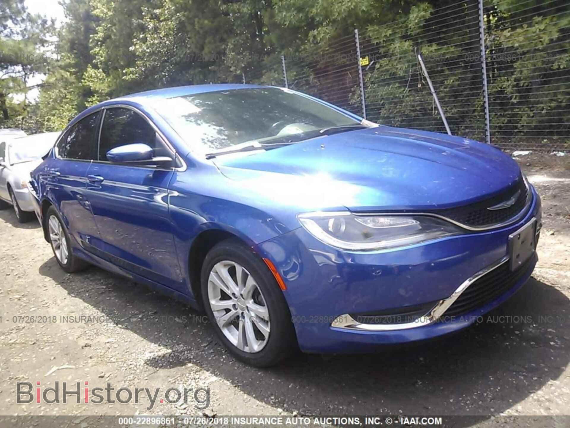 Фотография 1C3CCCAB7FN527653 - Chrysler 200 2015
