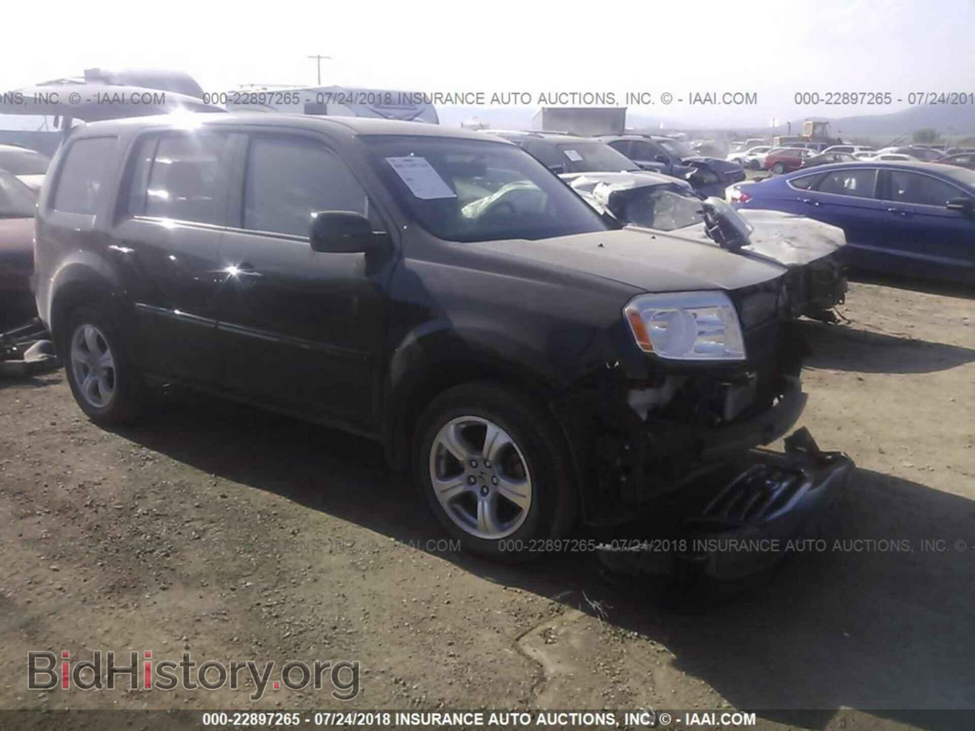 Фотография 5FNYF4H59CB085306 - Honda Pilot 2012