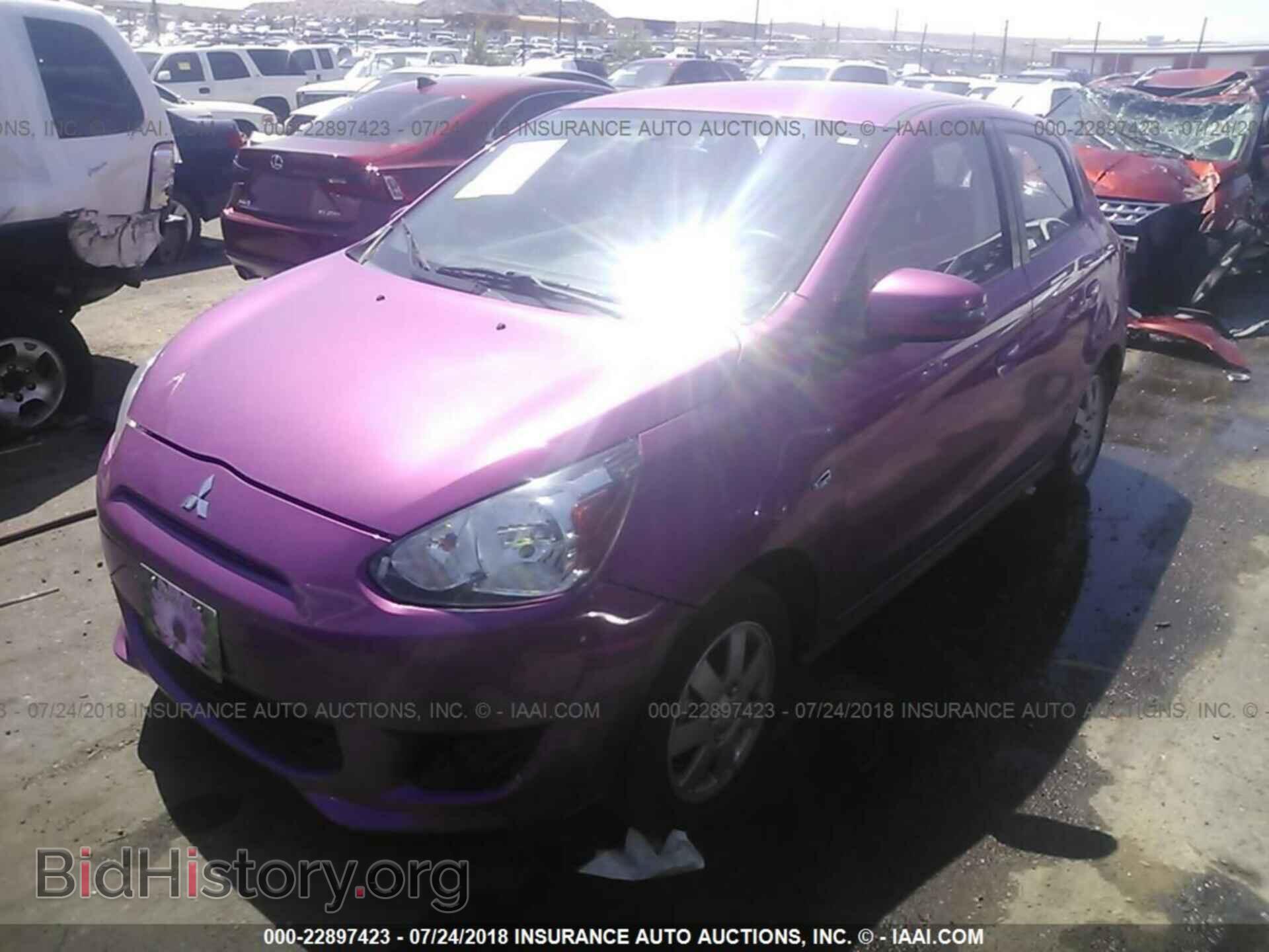 2015 Mitsubishi Mirage - VIN: ML32A4HJ0FH032681 - Фото 2