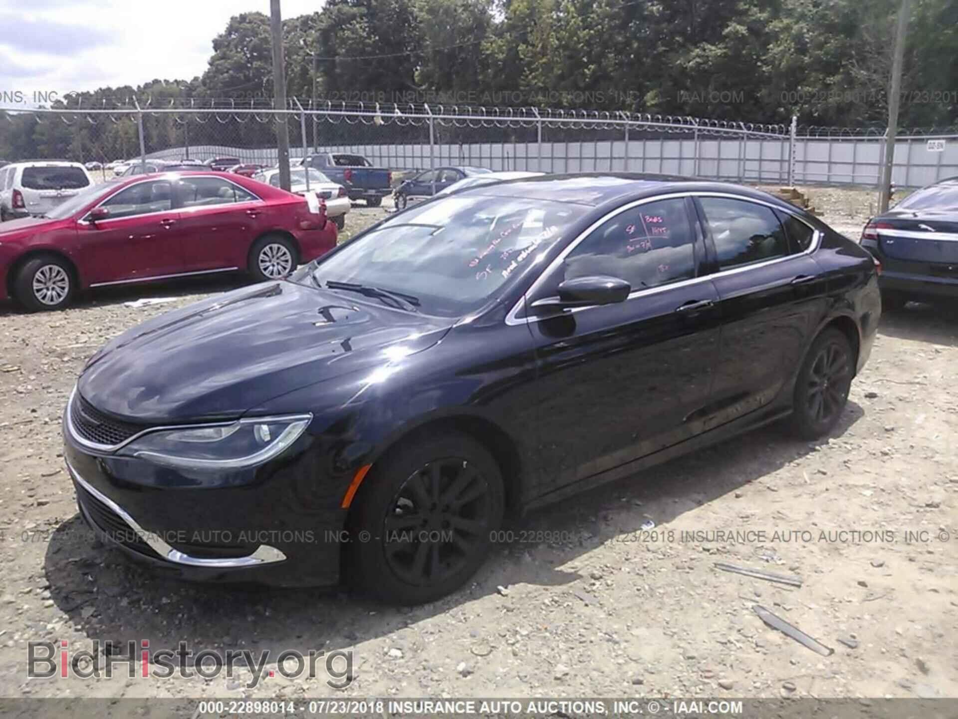 2015 Chrysler 200 - VIN: 1C3CCCAB1FN741652 - Фото 2