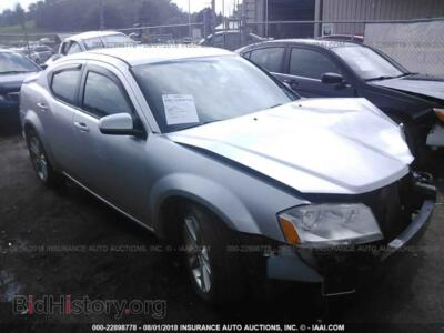 2011 Dodge AVENGER, серебристый — VIN 1B3BD1FG3BN506971, IAAI