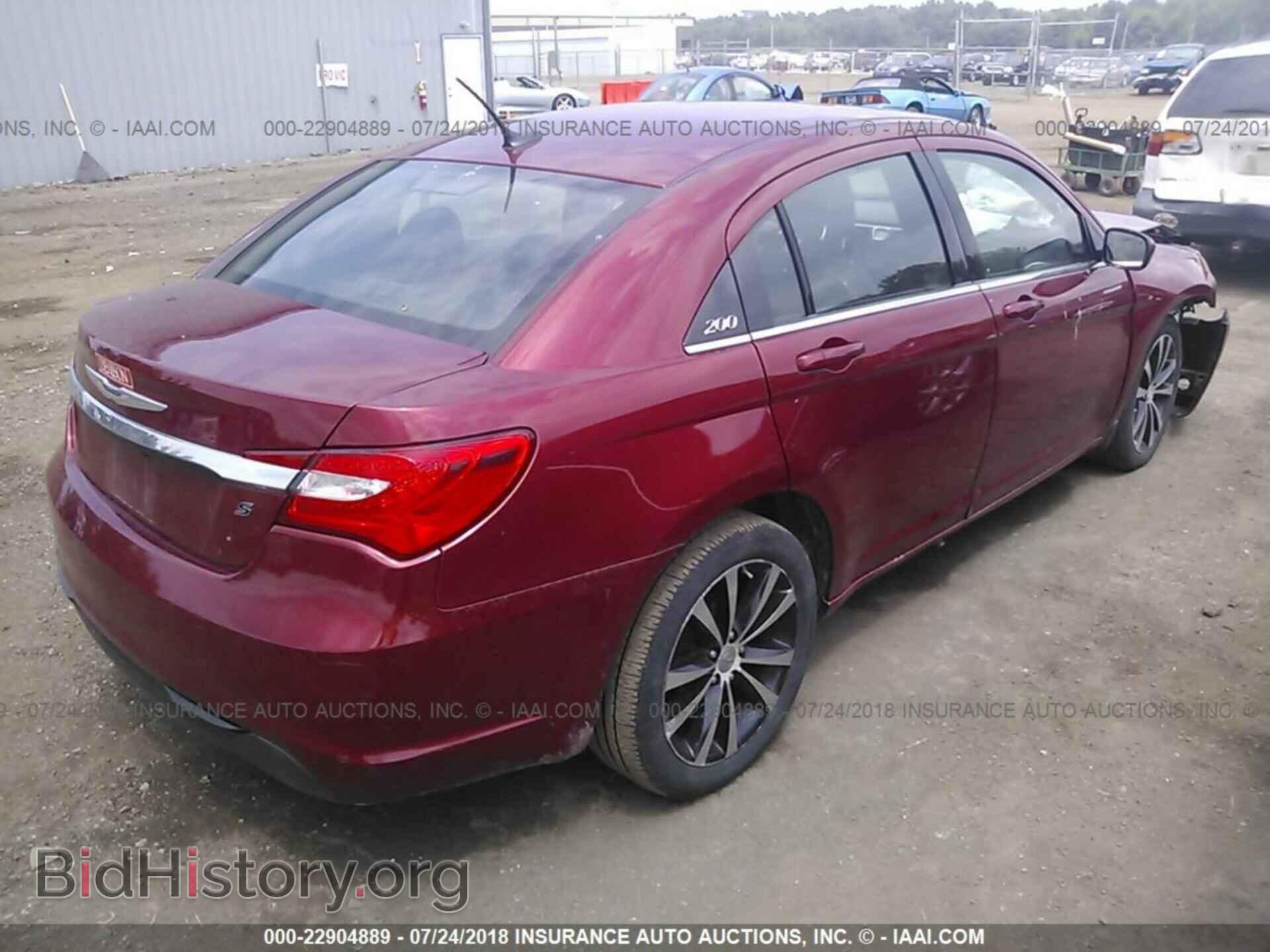 2013 Chrysler 200 - VIN: 1C3CCBCG4DN727809 - Фото 4