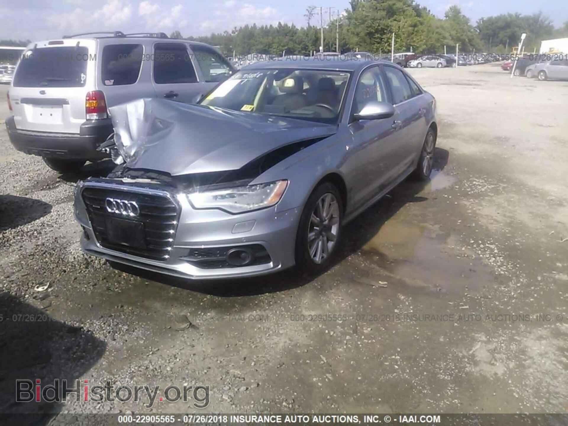 2013 Audi A6 - VIN: WAUJGBFC4DN126137 - Фото 2