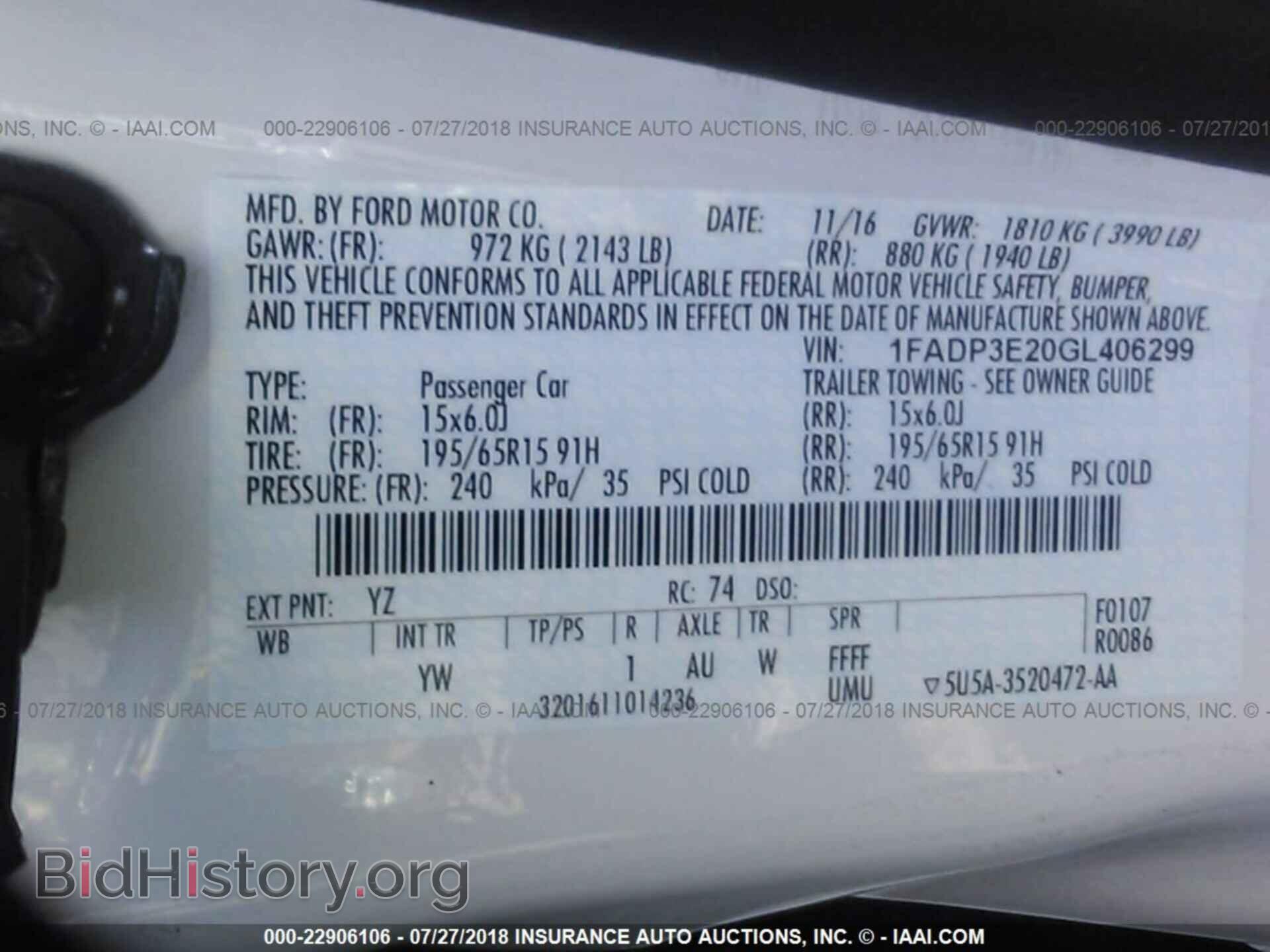 2016 Ford Focus - VIN: 1FADP3E20GL406299 - Photo 9