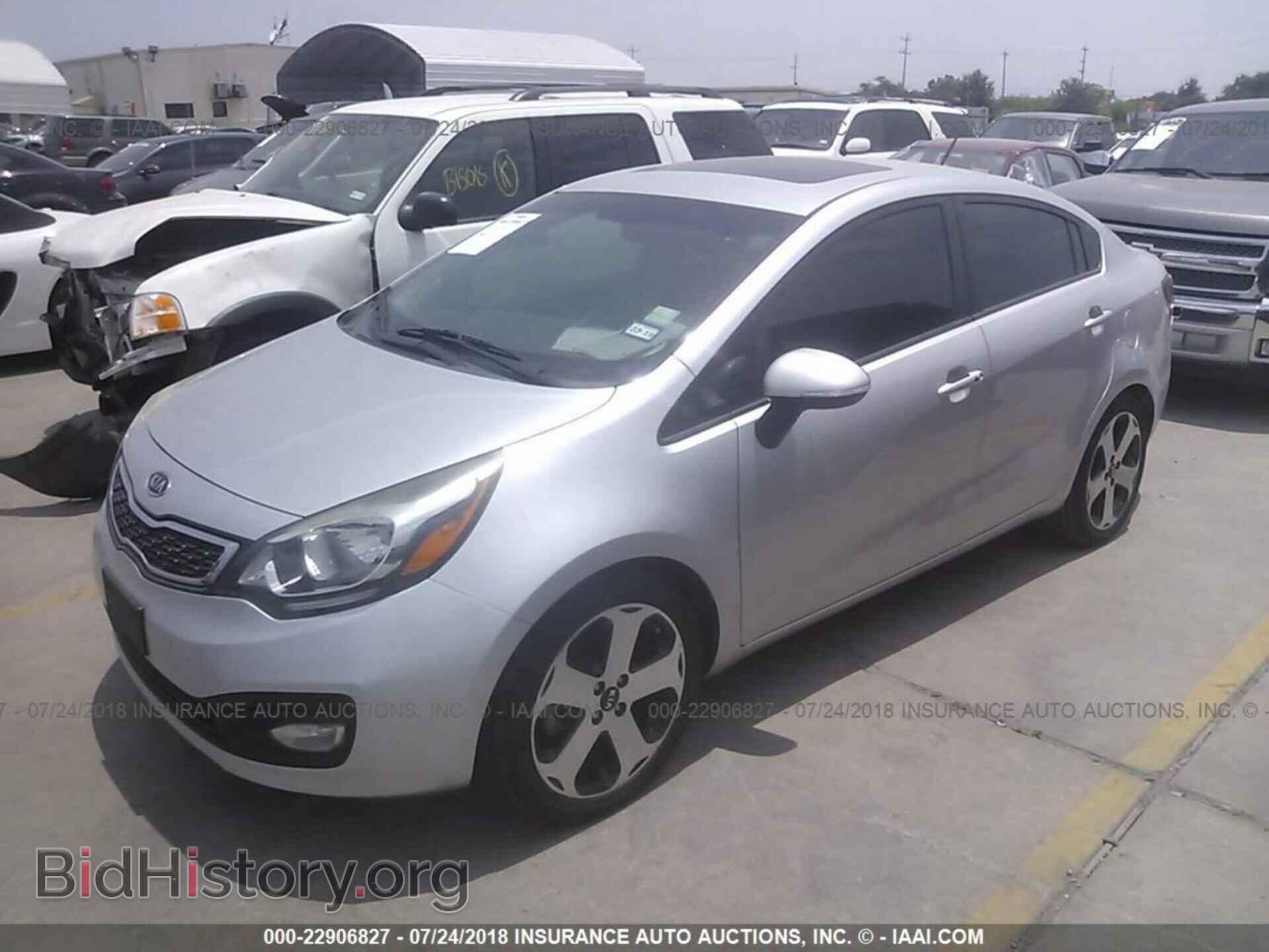 2012 KIA RIO - VIN: KNADN4A35C6053438 - Фото 2