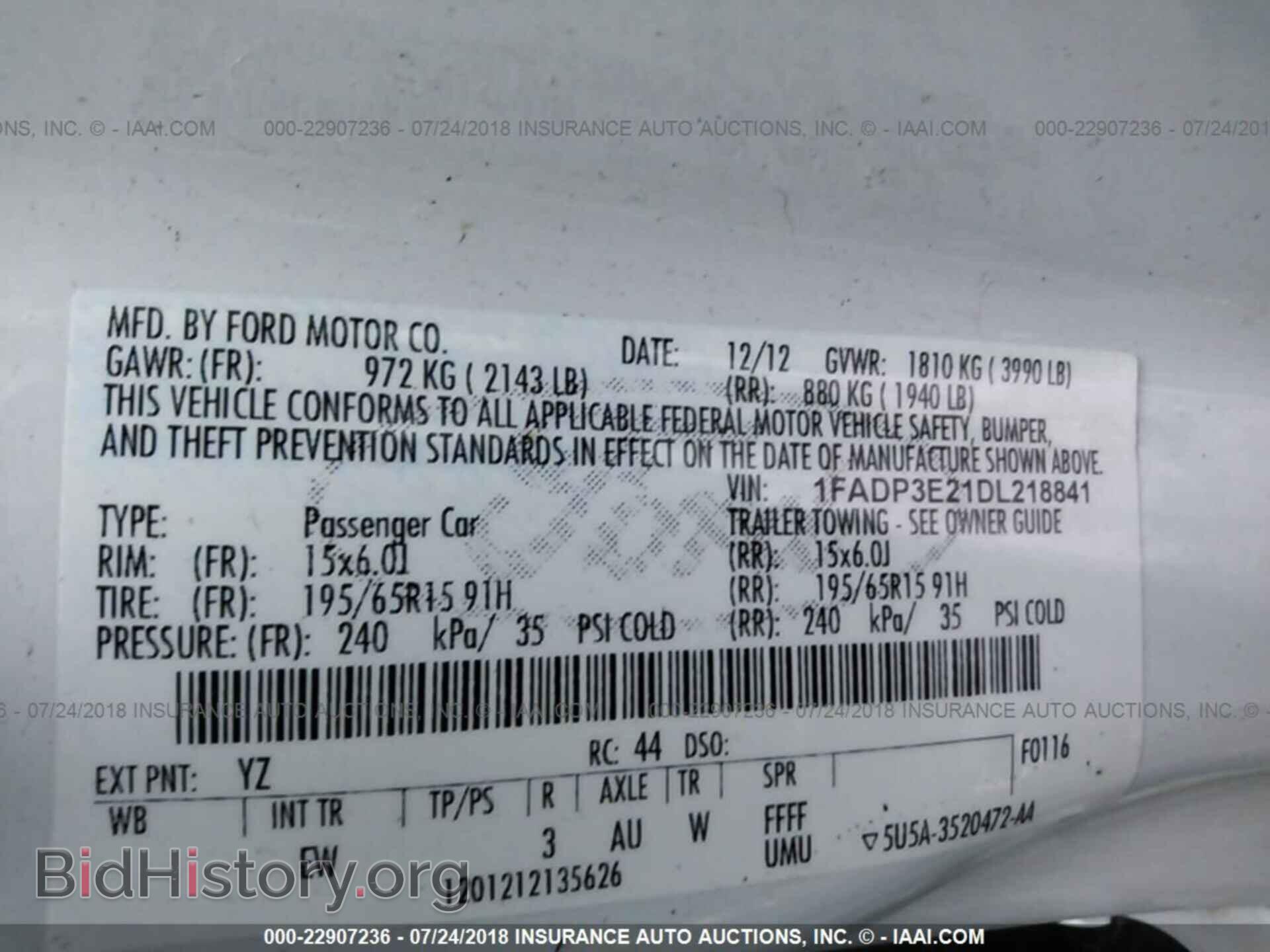 2013 Ford Focus - VIN: 1FADP3E21DL218841 - Photo 9