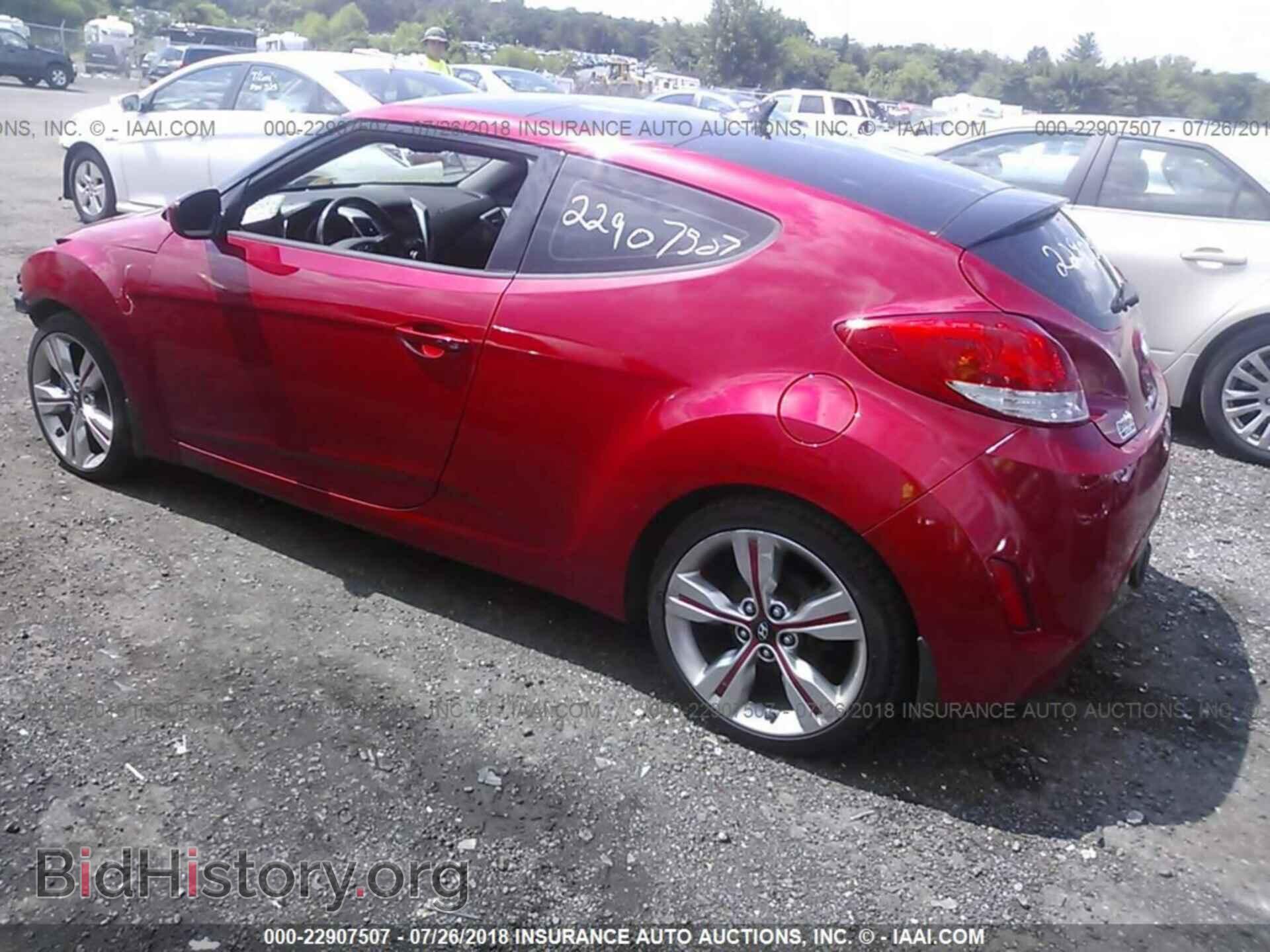 2013 HYUNDAI VELOSTER - VIN: KMHTC6AD2DU170329 - Фото 3