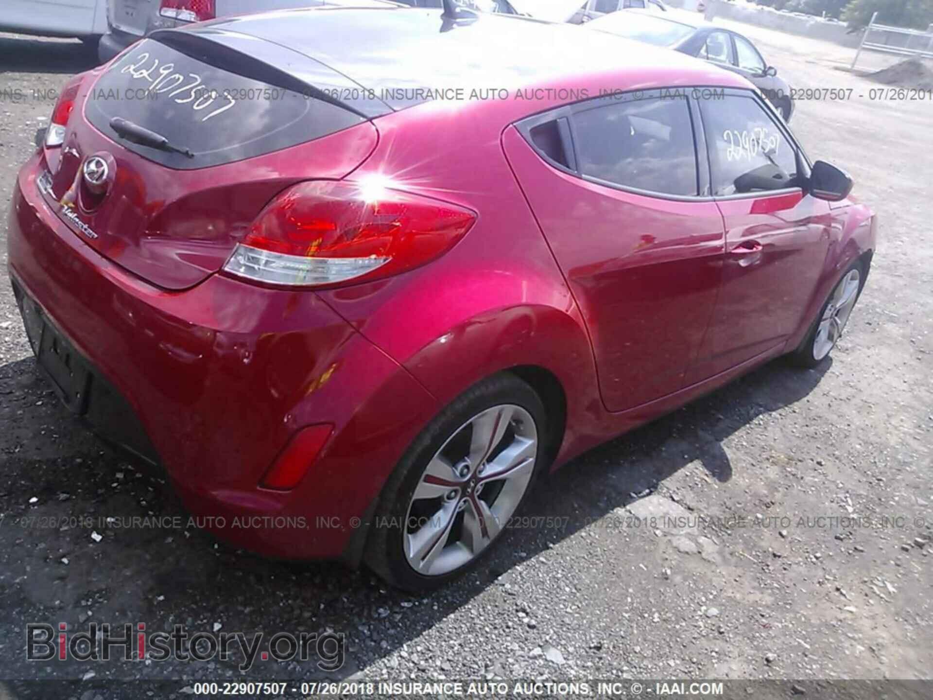 2013 HYUNDAI VELOSTER - VIN: KMHTC6AD2DU170329 - Фото 4