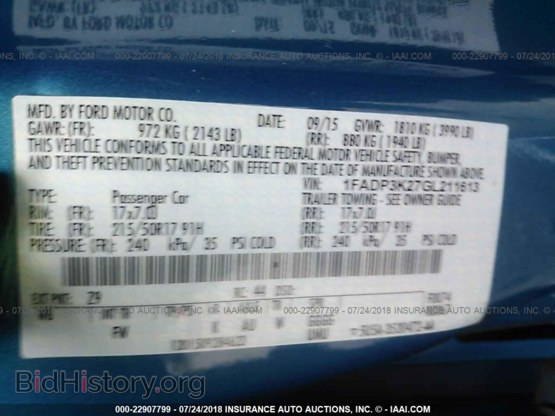 2016 Ford Focus - VIN: 1FADP3K27GL211613 - Photo 9