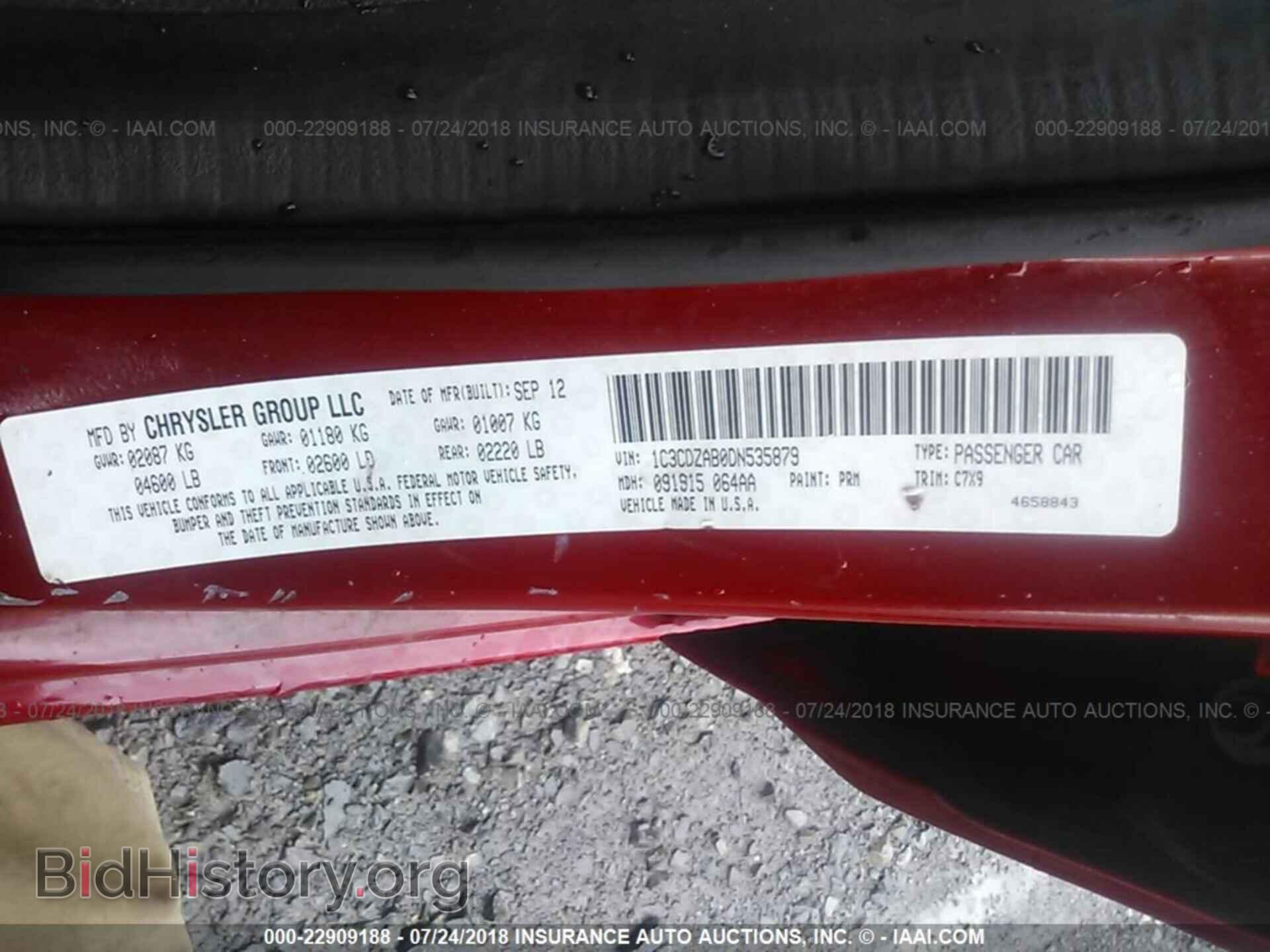 2013 Dodge Avenger - VIN: 1C3CDZAB0DN535879 - Photo 9