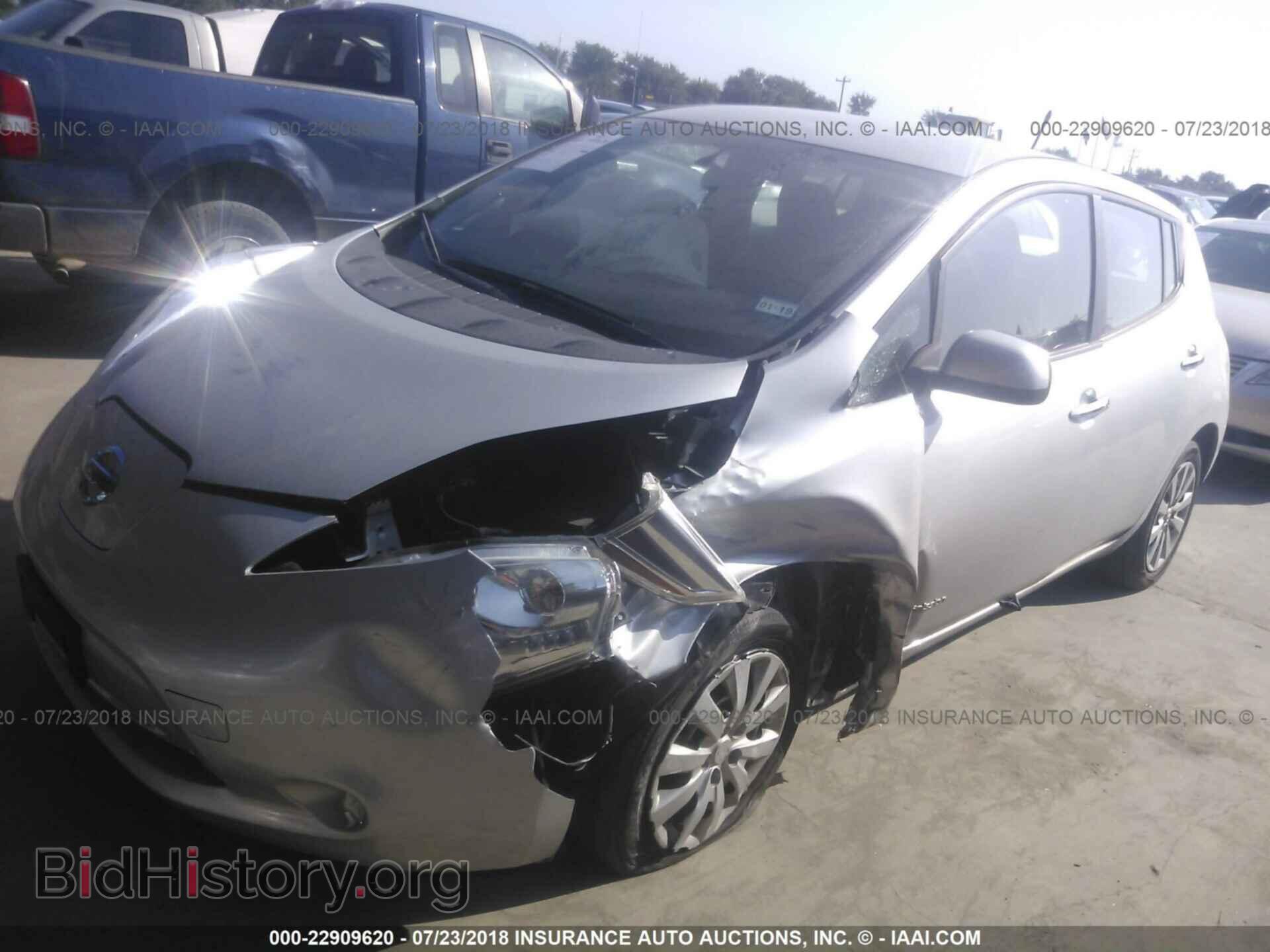 2013 Nissan Leaf - VIN: 1N4AZ0CP8DC419596 - Фото 2