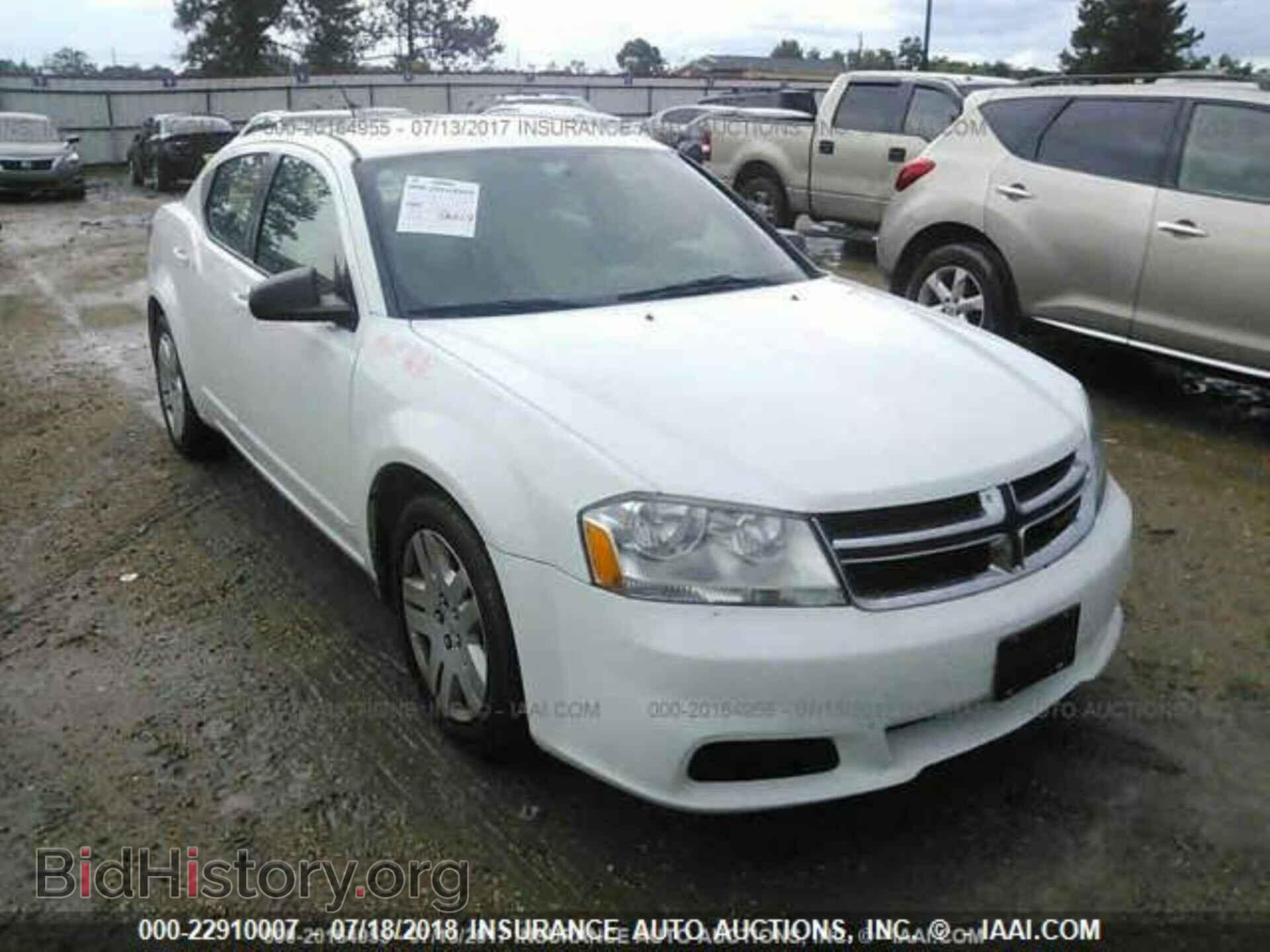 Photo 1C3CDZAB8EN195723 - DODGE AVENGER 2014