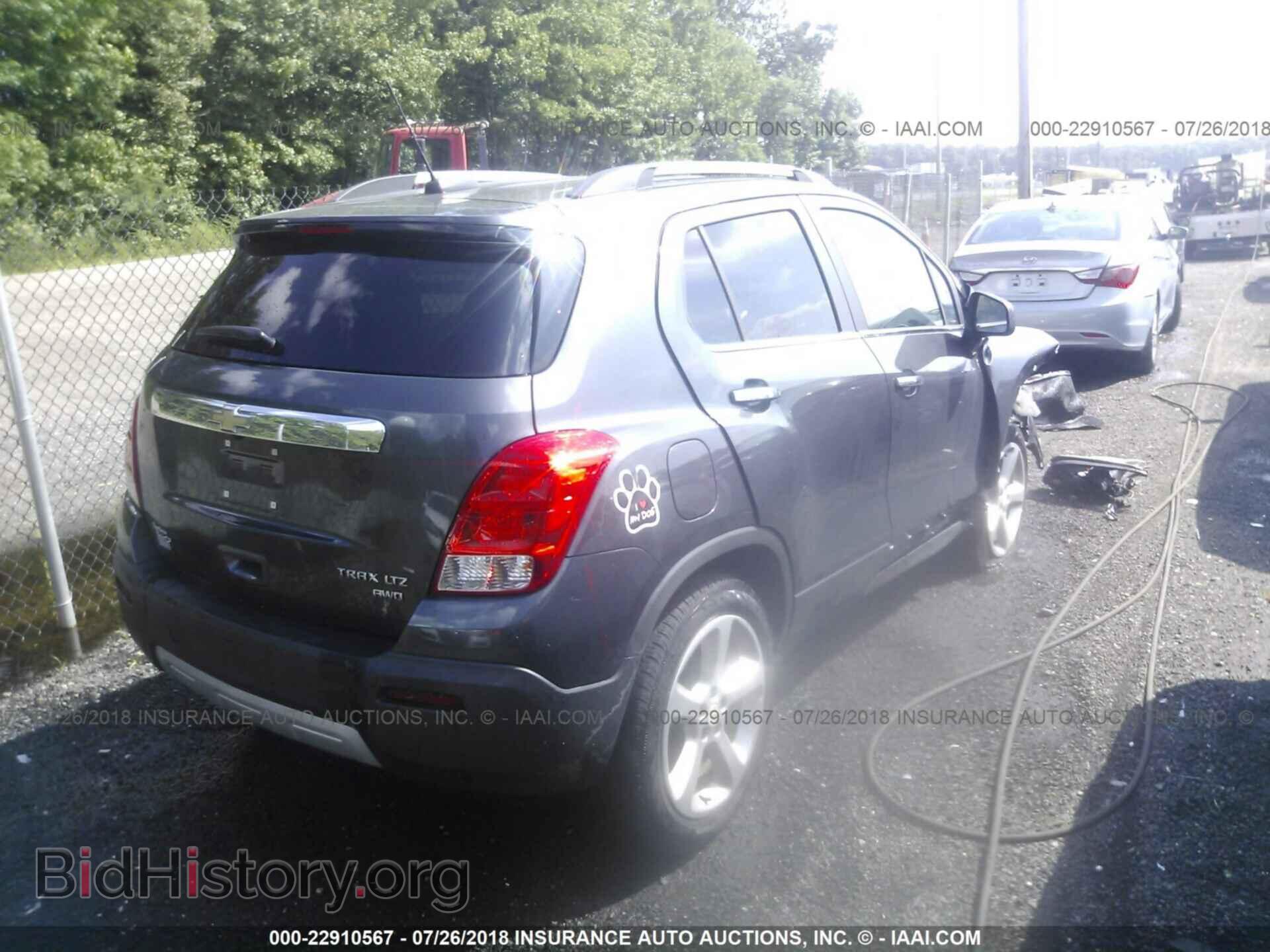 2016 CHEVROLET TRAX - VIN: 3GNCJRSB5GL267801 - Фото 4