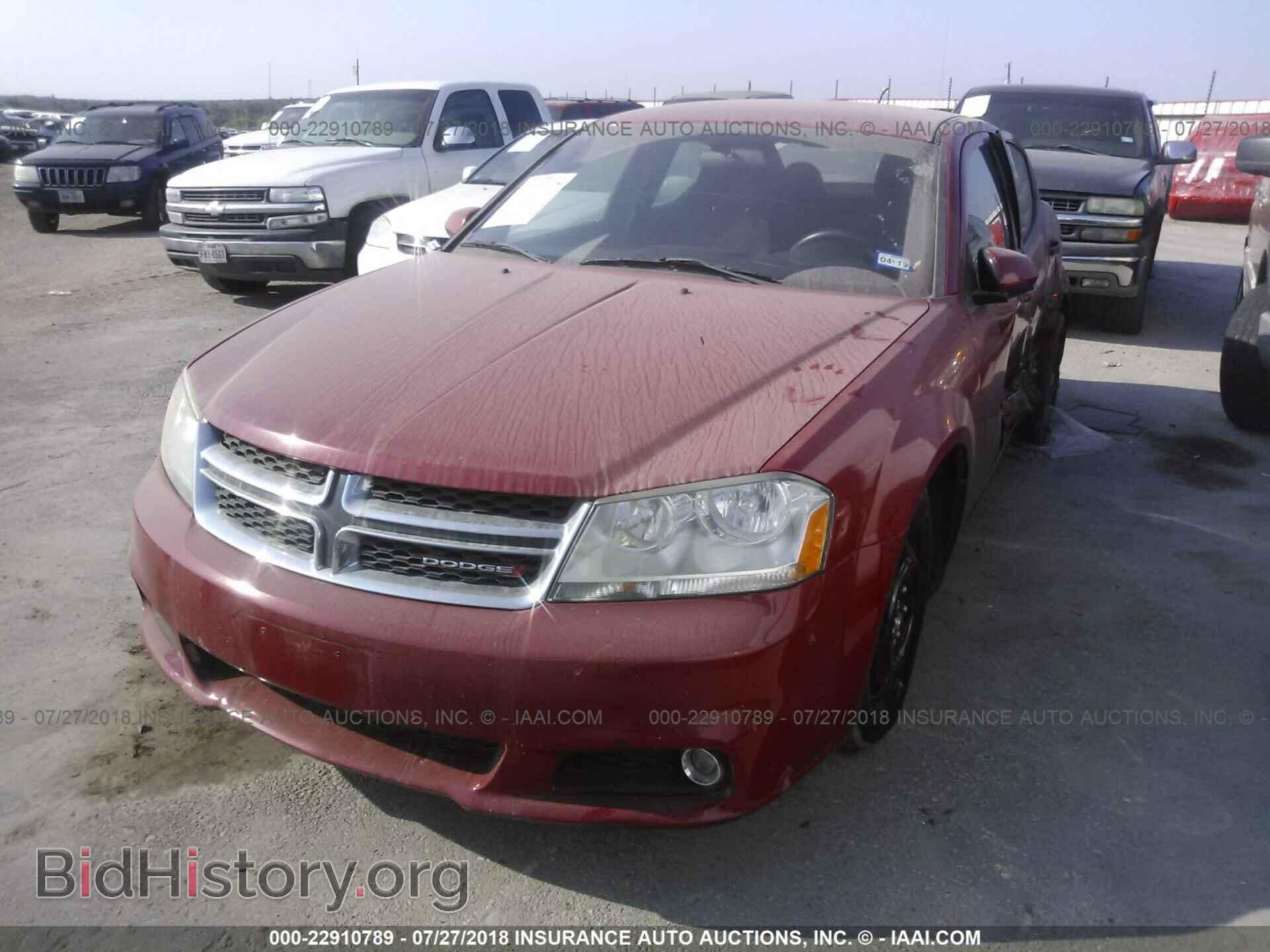 2013 Dodge Avenger - VIN: 1C3CDZCBXDN660840 - Фото 2