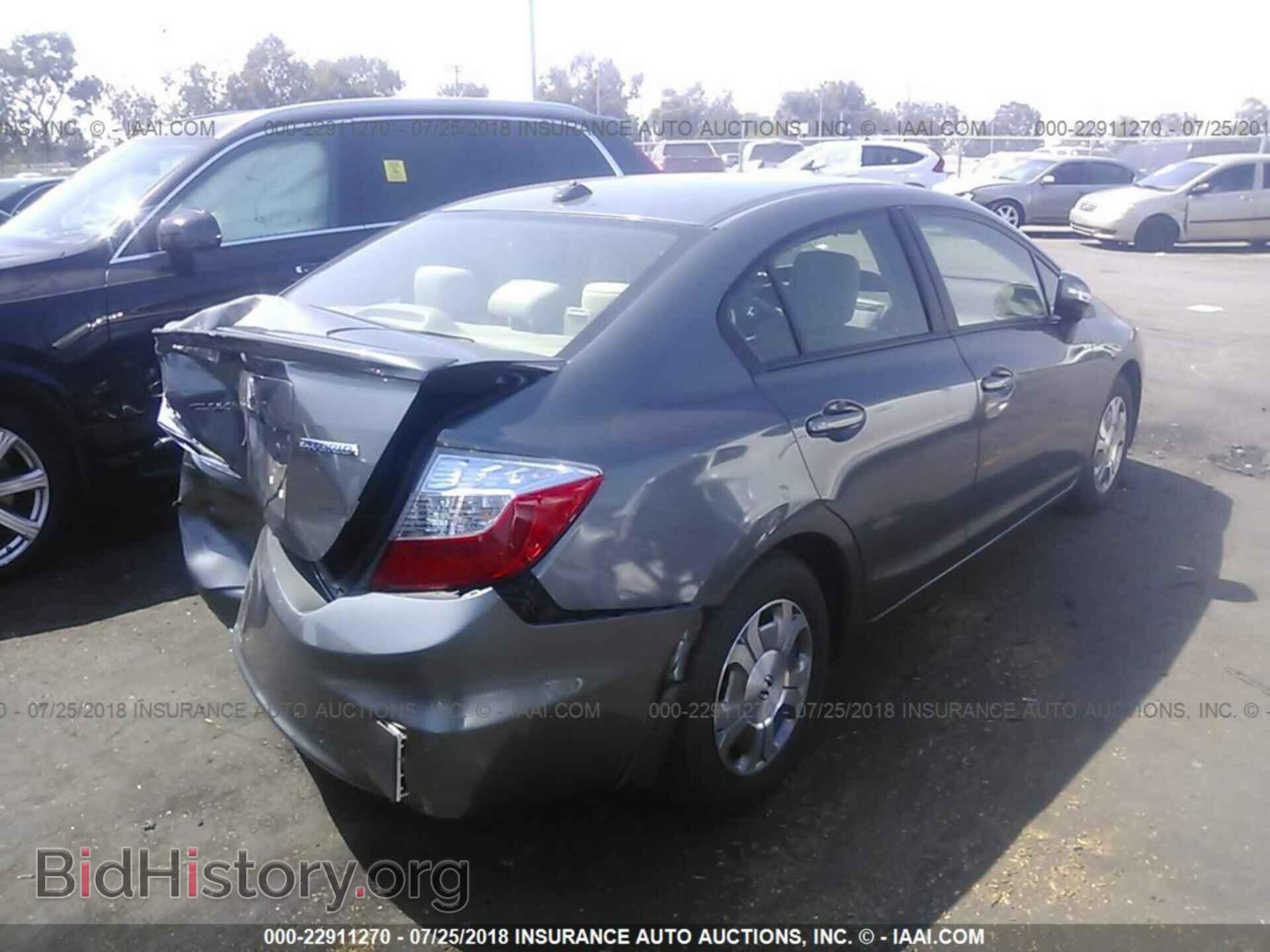2012 Honda Civic - VIN: JHMFB4F28CS010478 - Фото 4