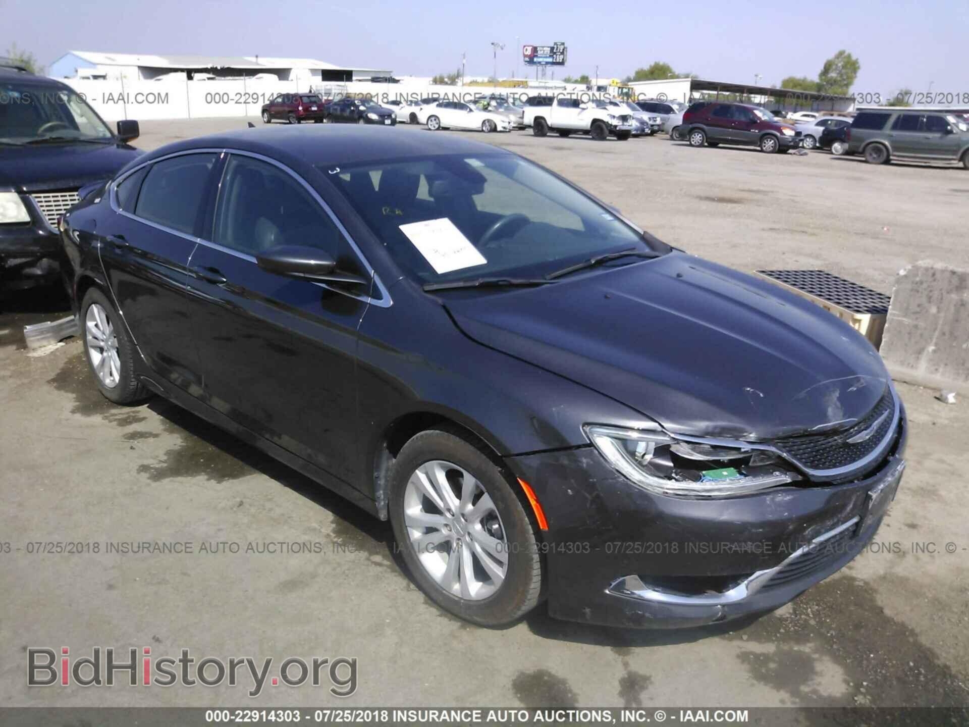 Фотография 1C3CCCAB2HN503375 - Chrysler 200 2017