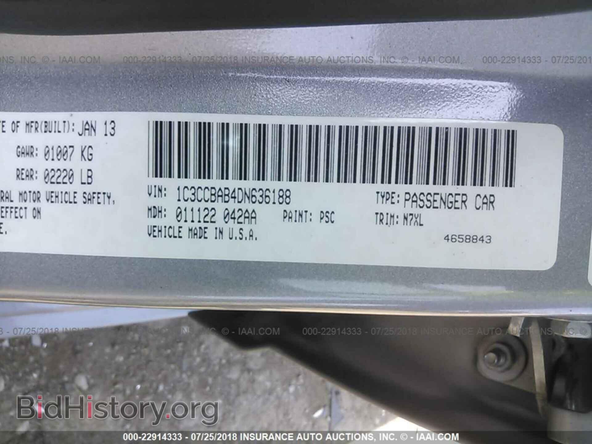 2013 Chrysler 200 - VIN: 1C3CCBAB4DN636188 - Photo 9