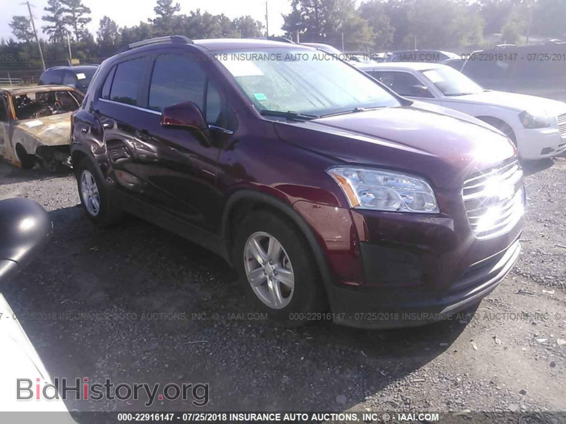 Фотография 3GNCJLSB7GL240418 - Chevrolet Trax 2016