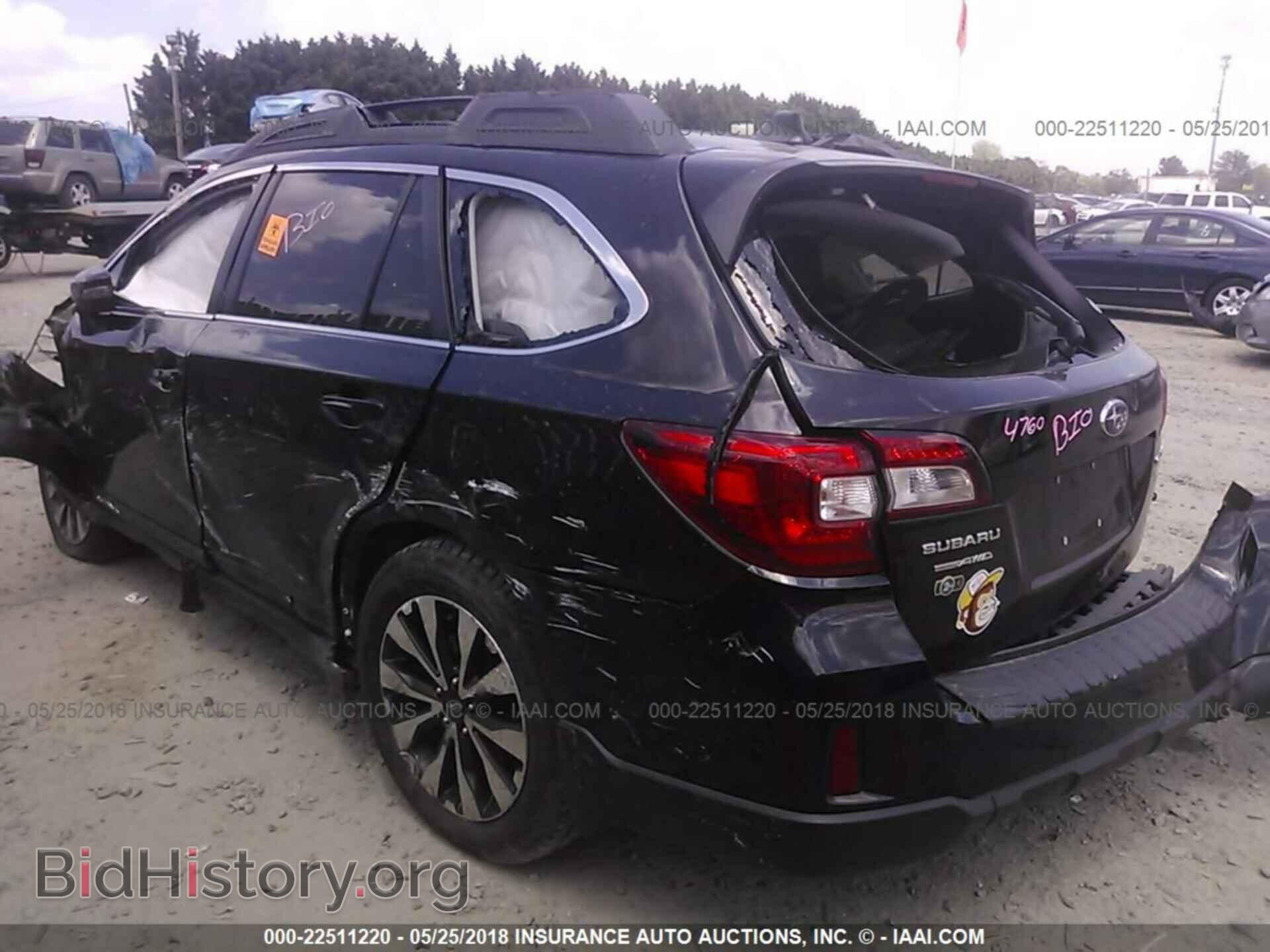2016 SUBARU OUTBACK - VIN: 4S4BSAJC6G3243317 - Фото 3