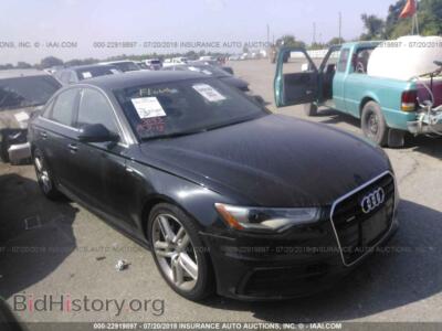 2014 Audi A6, black — VIN WAUHMAFC2EN044751, IAAI