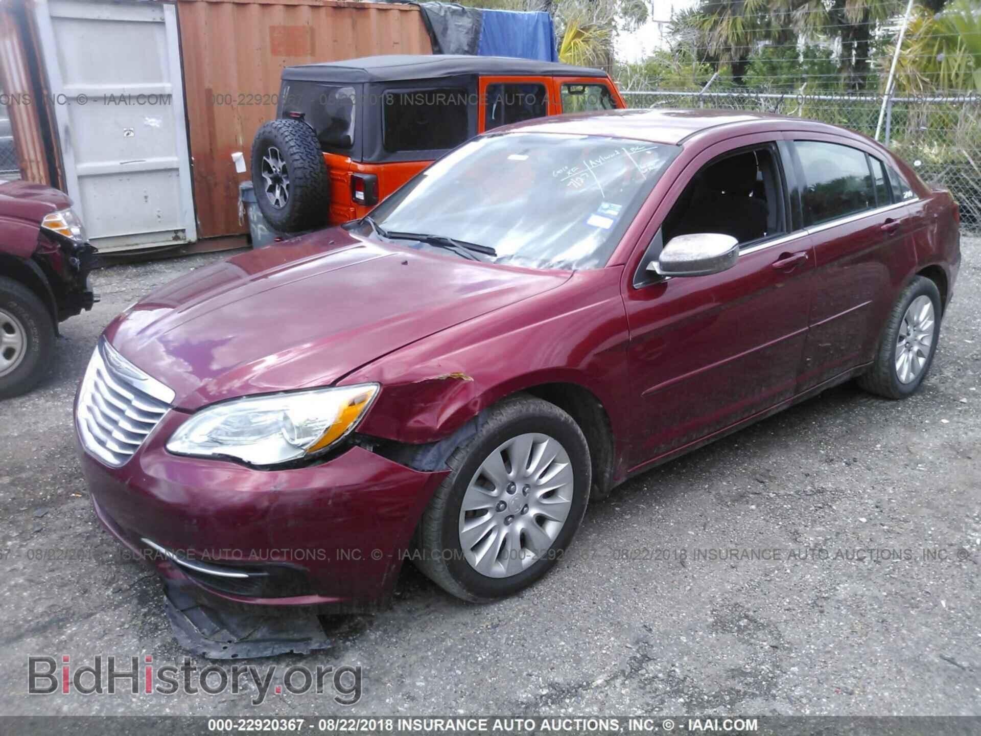 2012 Chrysler 200 - VIN: 1C3CCBAB7CN191153 - Photo 2