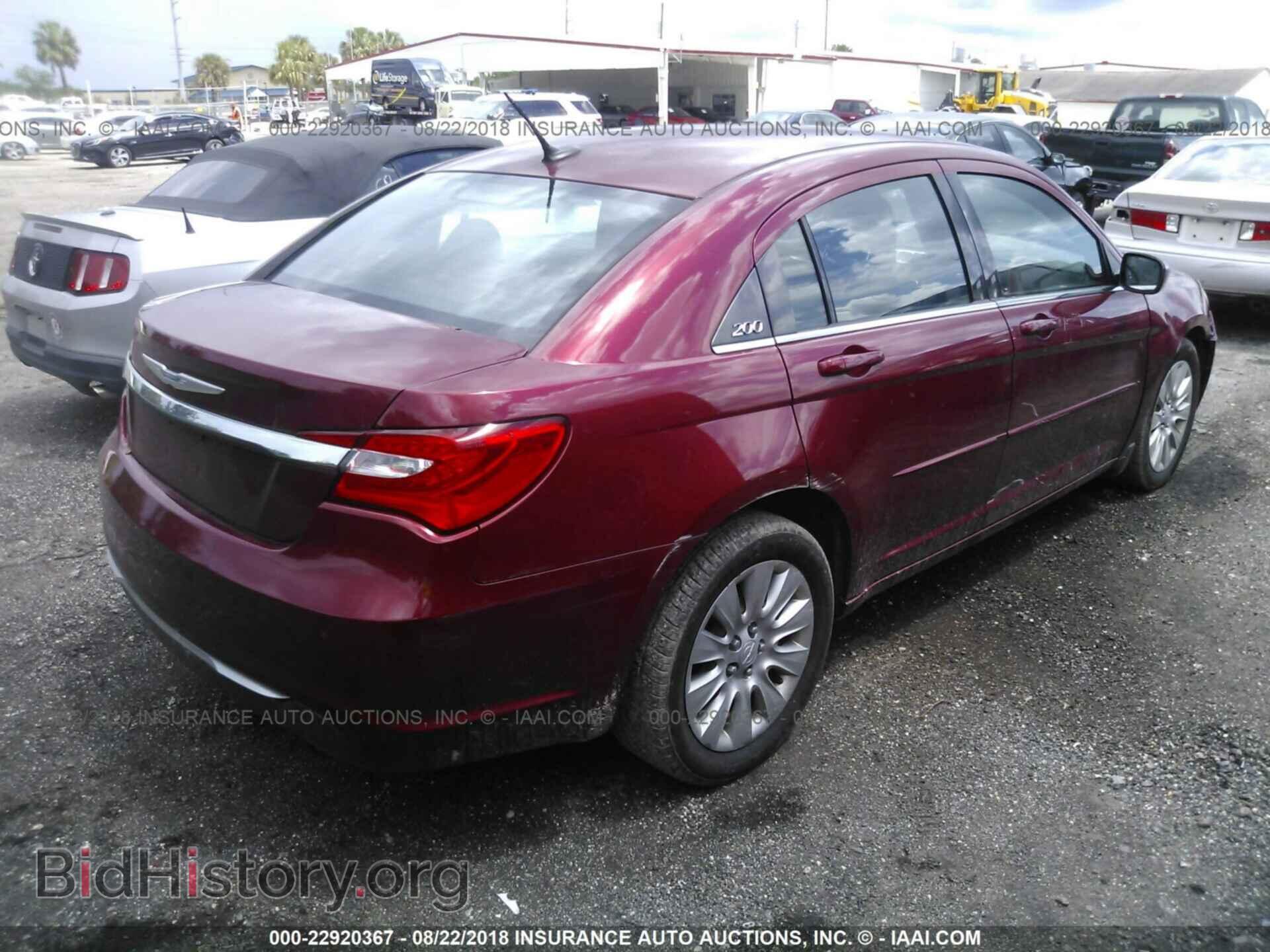 2012 Chrysler 200 - VIN: 1C3CCBAB7CN191153 - Photo 4