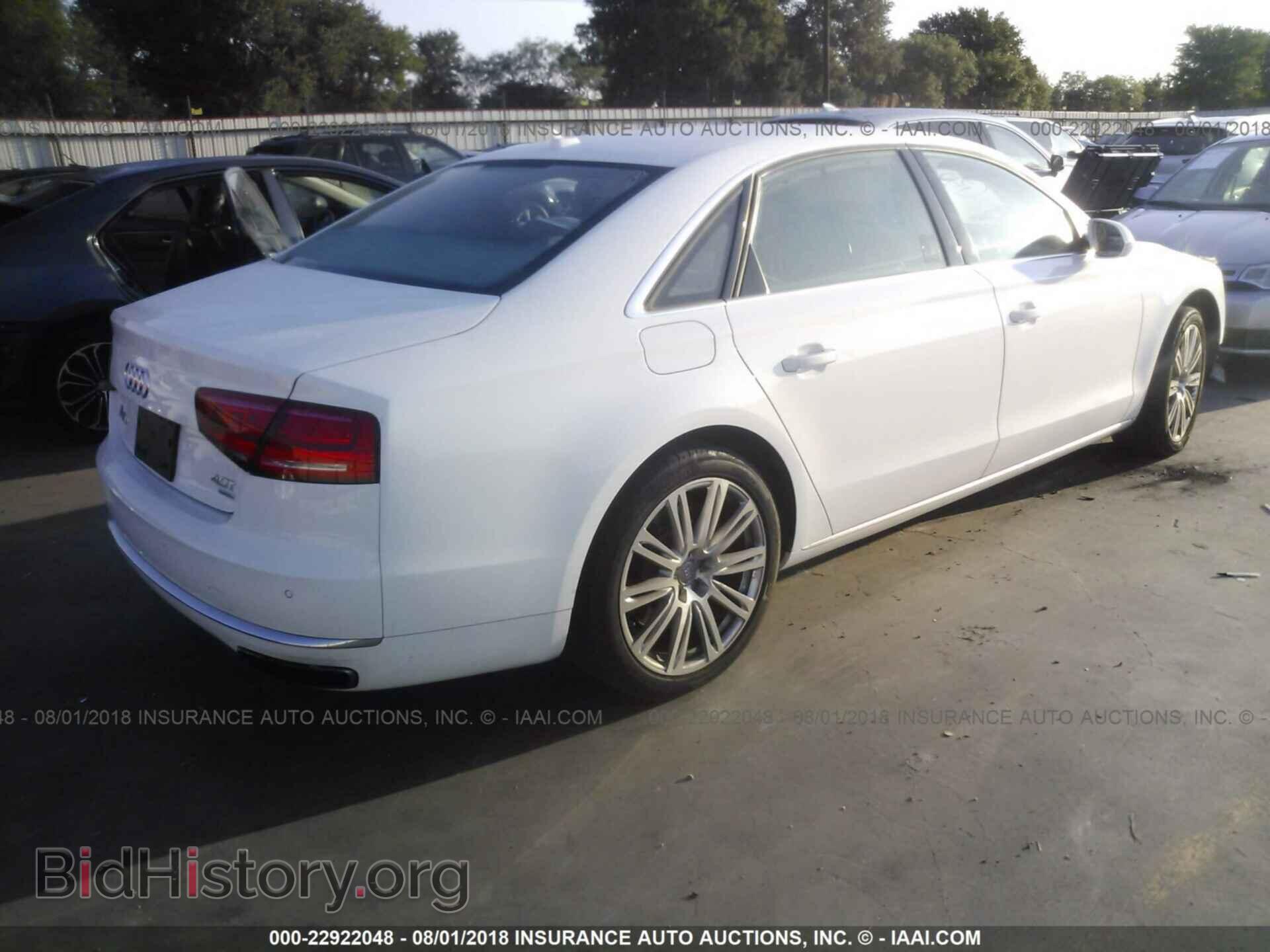 2013 Audi A8 - VIN: WAUR2AFD9DN018925 - Фото 4