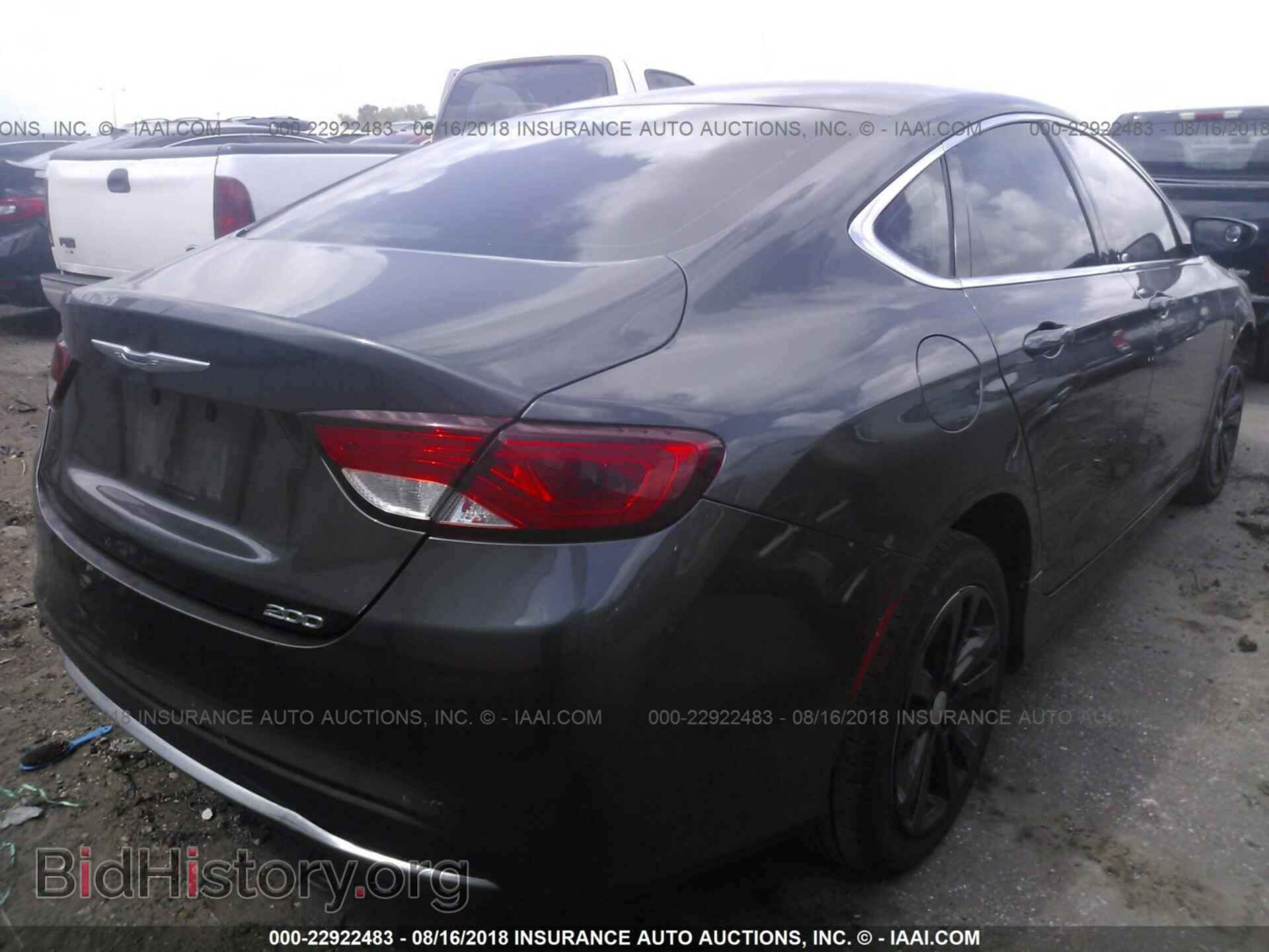 2015 Chrysler 200 - VIN: 1C3CCCAB5FN718794 - Фото 4
