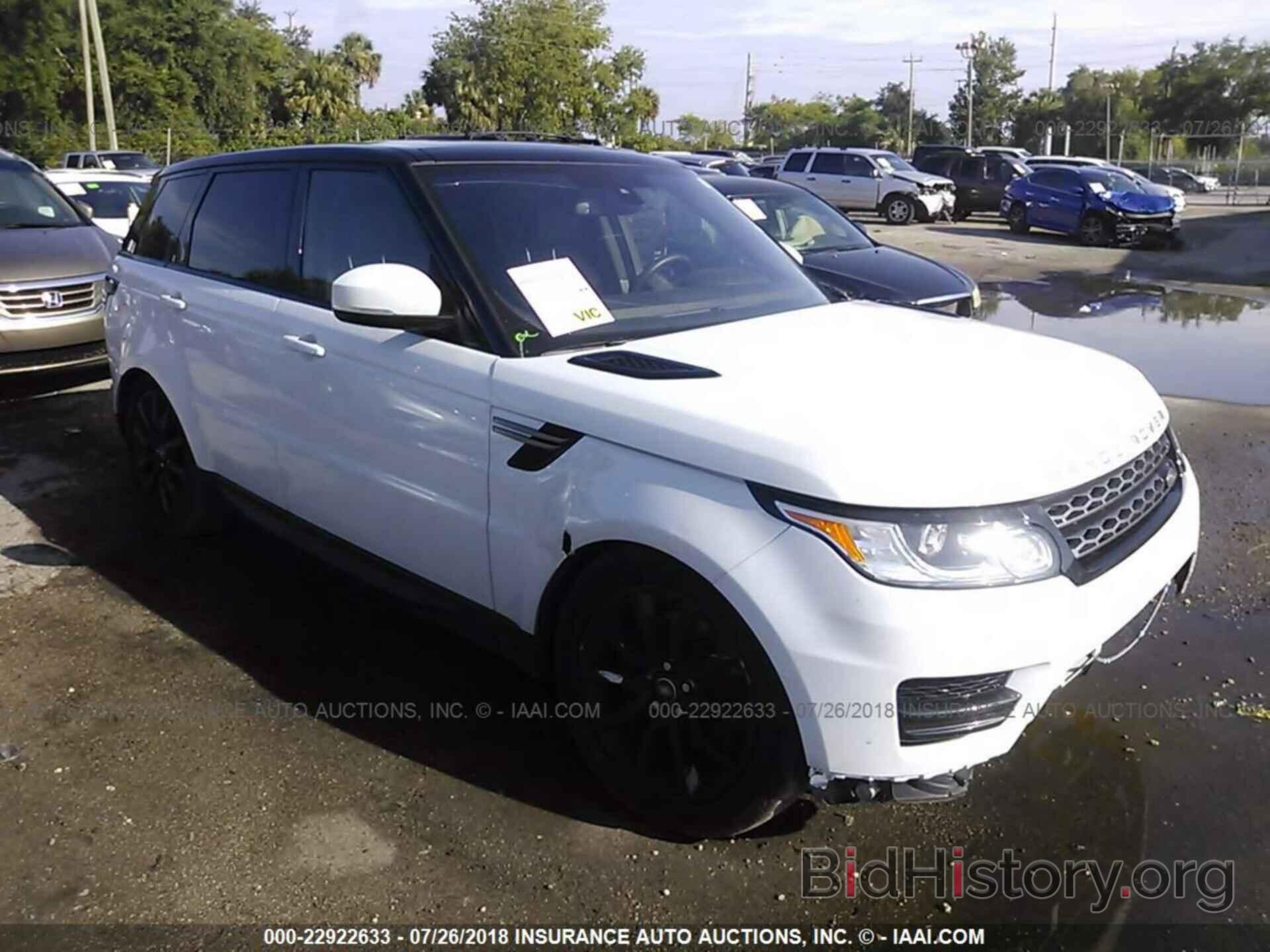 Photo SALWG2KF7GA598331 - Land rover Range rover sport 2016