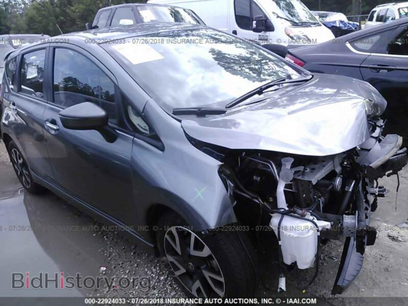 2016 Nissan VERSA NOTE (VIN 3N1CE2CP8GL408538) — фото 1 из 10, IAAI, повреждение: передняя и задняя часть