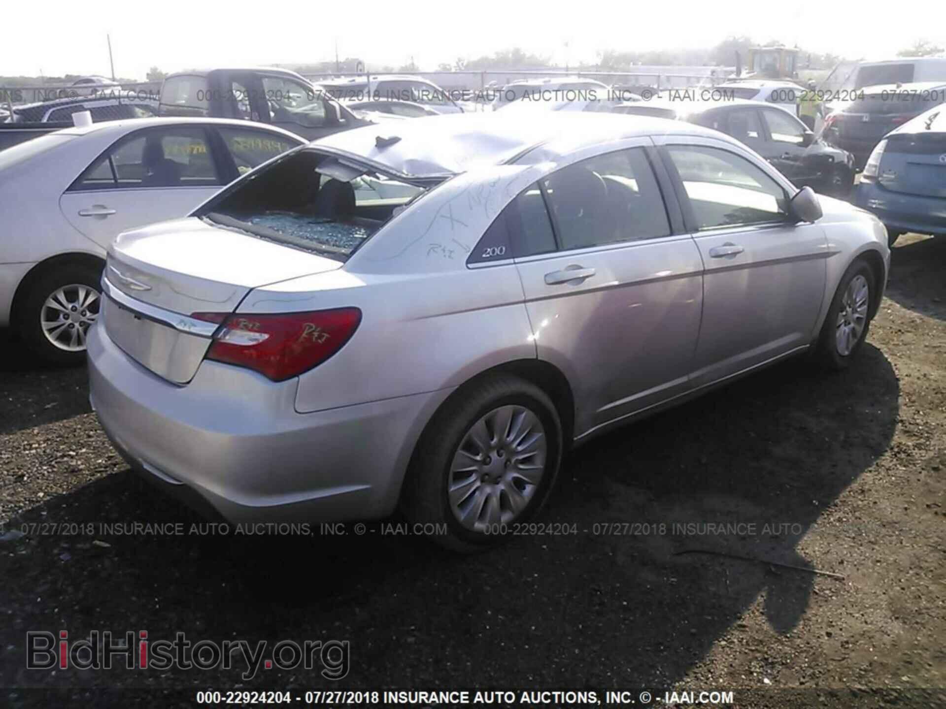 2012 Chrysler 200 - VIN: 1C3CCBAB4CN295986 - Фото 4
