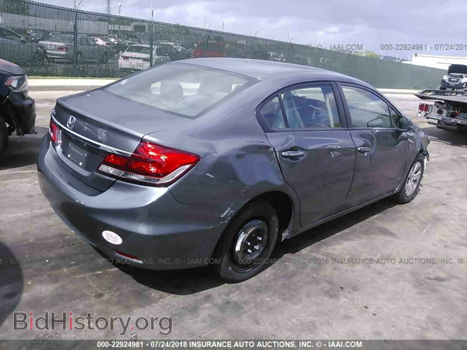 2013 HONDA CIVIC - VIN: 19XFB2F56DE208965 - Фото 4