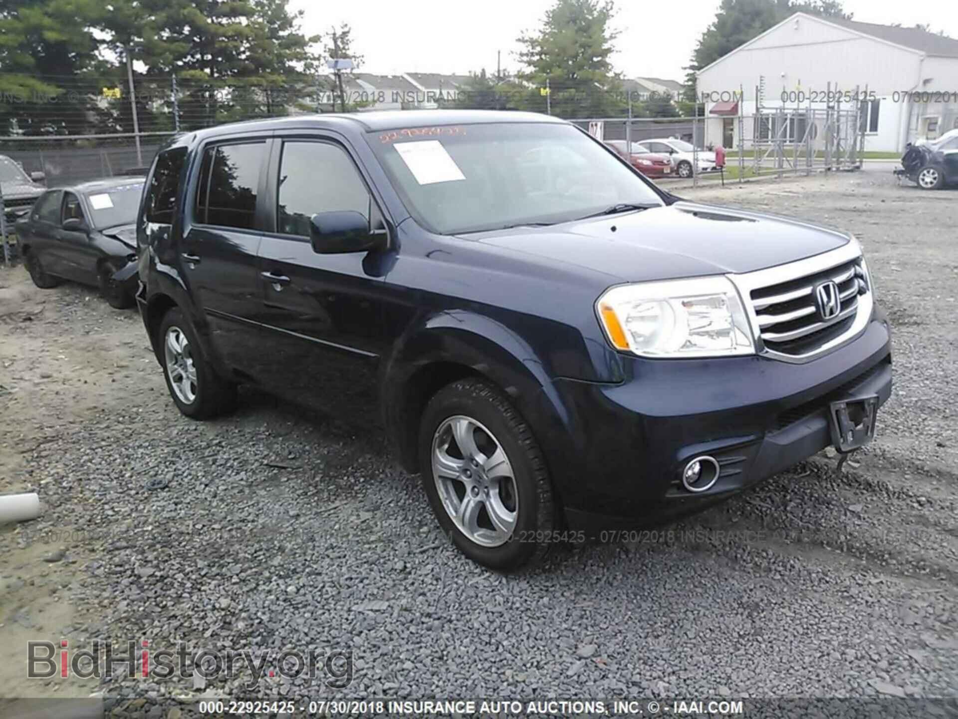 Фотография 5FNYF4H54CB021948 - Honda Pilot 2012