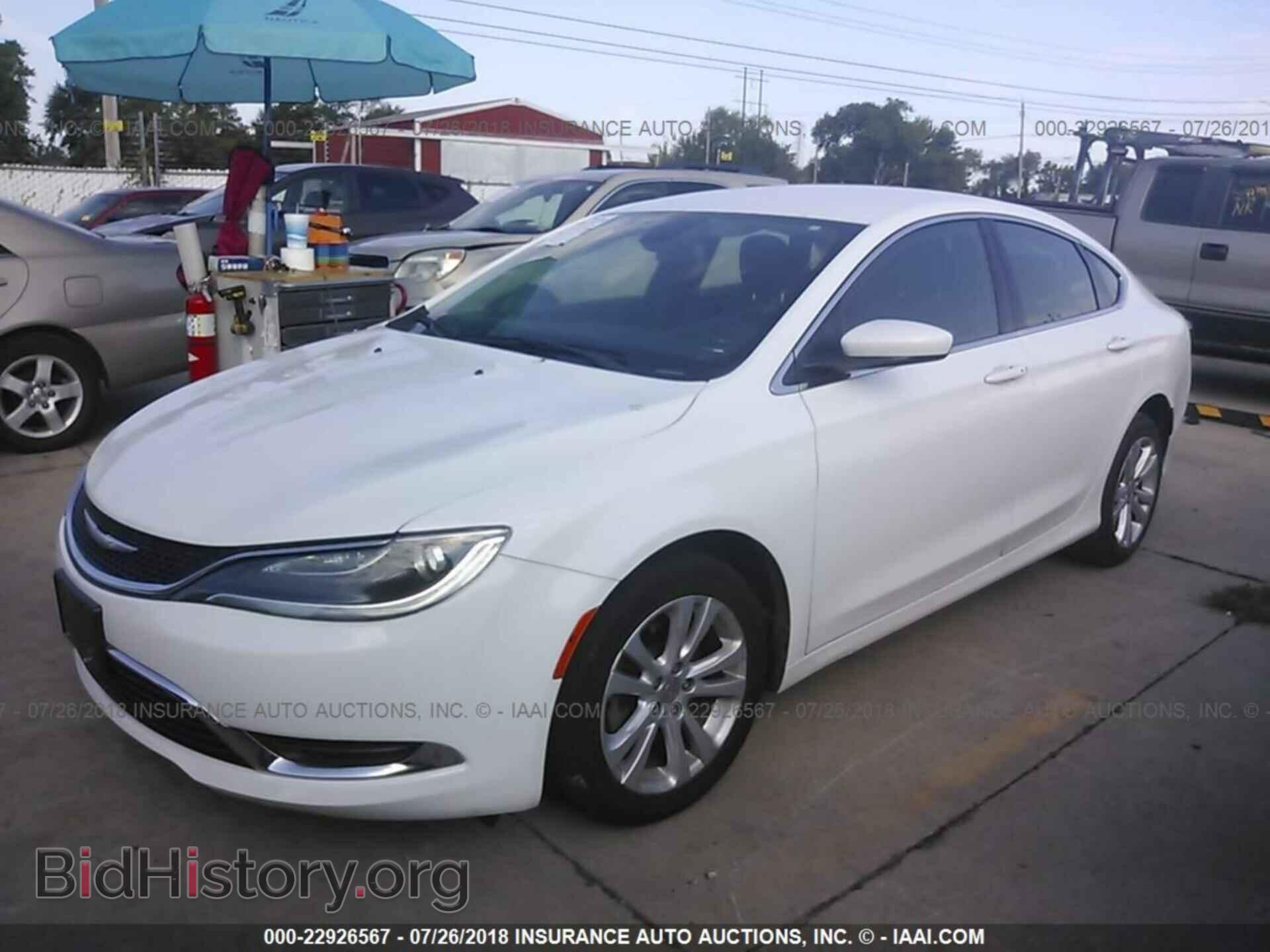 2015 Chrysler 200 - VIN: 1C3CCCAB5FN651503 - Фото 2