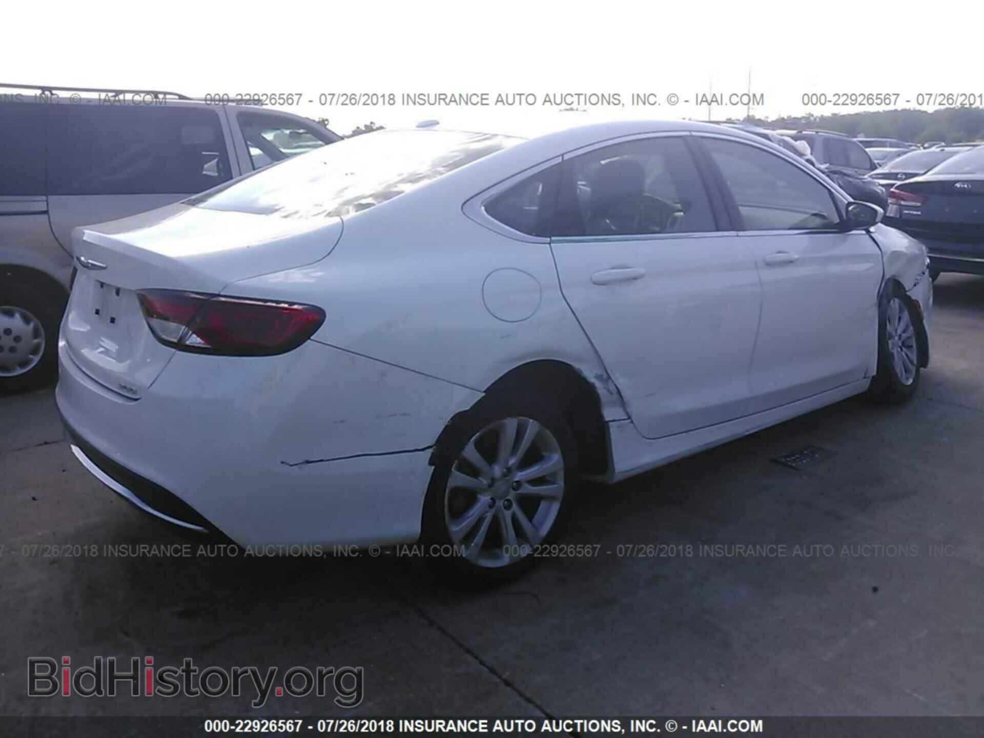 2015 Chrysler 200 - VIN: 1C3CCCAB5FN651503 - Фото 4