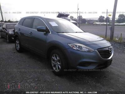 2014 Mazda CX-9, blue — VIN JM3TB3CV3E0433102, IAAI