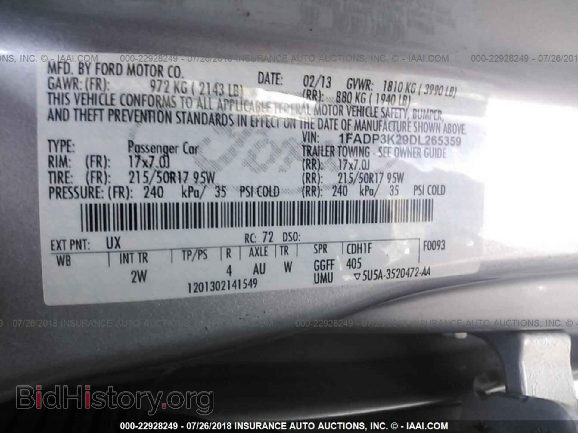 2013 Ford Focus - VIN: 1FADP3K29DL265359 - Photo 9
