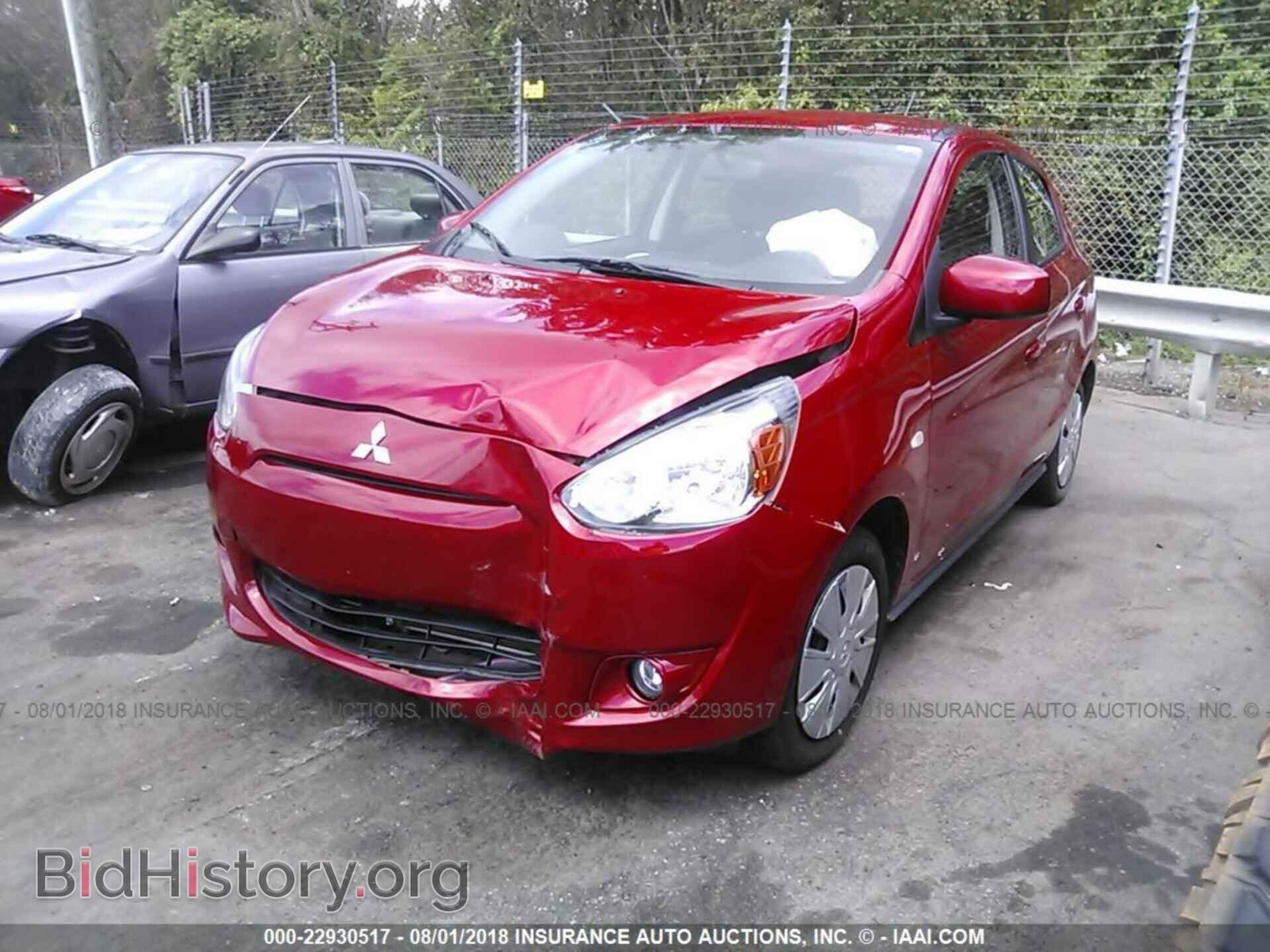 2015 Mitsubishi Mirage - VIN: ML32A3HJ1FH058376 - Фото 2