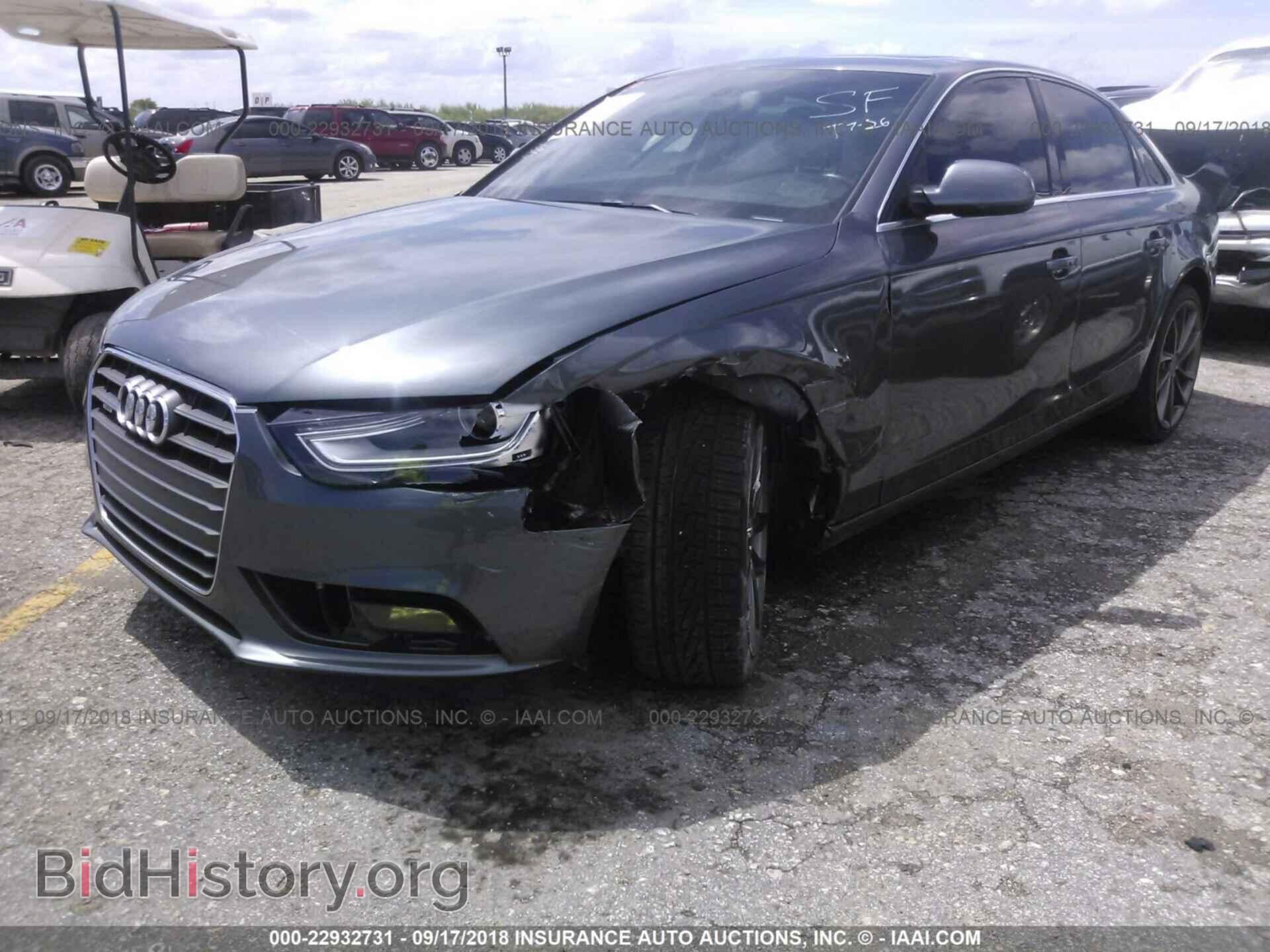 2013 Audi A4 - VIN: WAUBFAFL8DN017701 - Photo 2