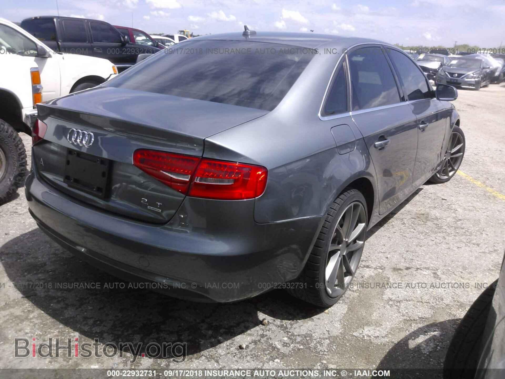 2013 Audi A4 - VIN: WAUBFAFL8DN017701 - Photo 4