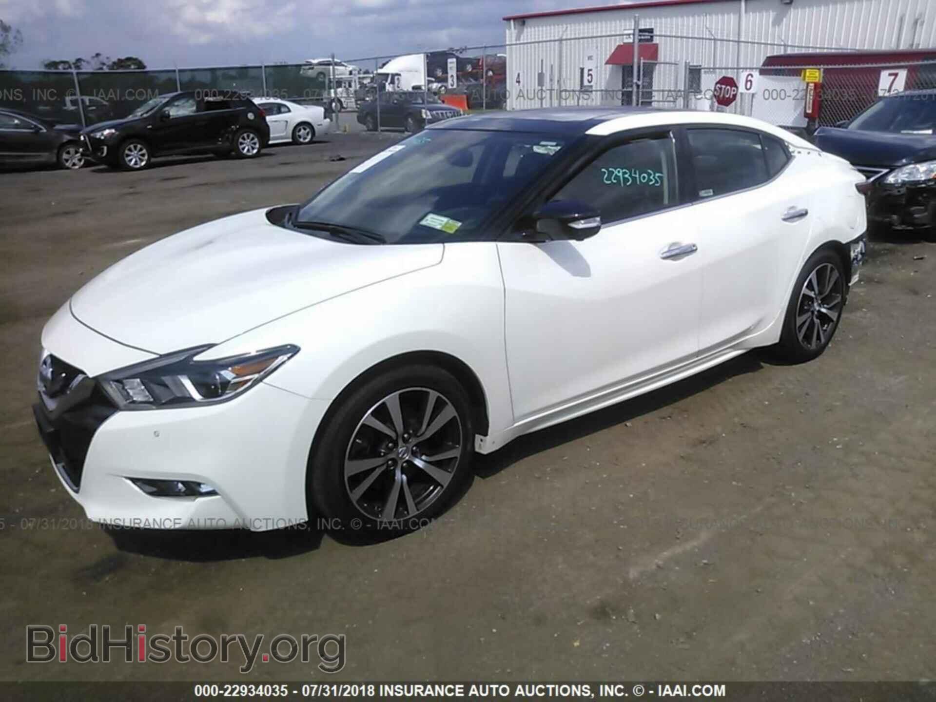 2016 Nissan Maxima - VIN: 1N4AA6AP1GC375751 - Фото 2