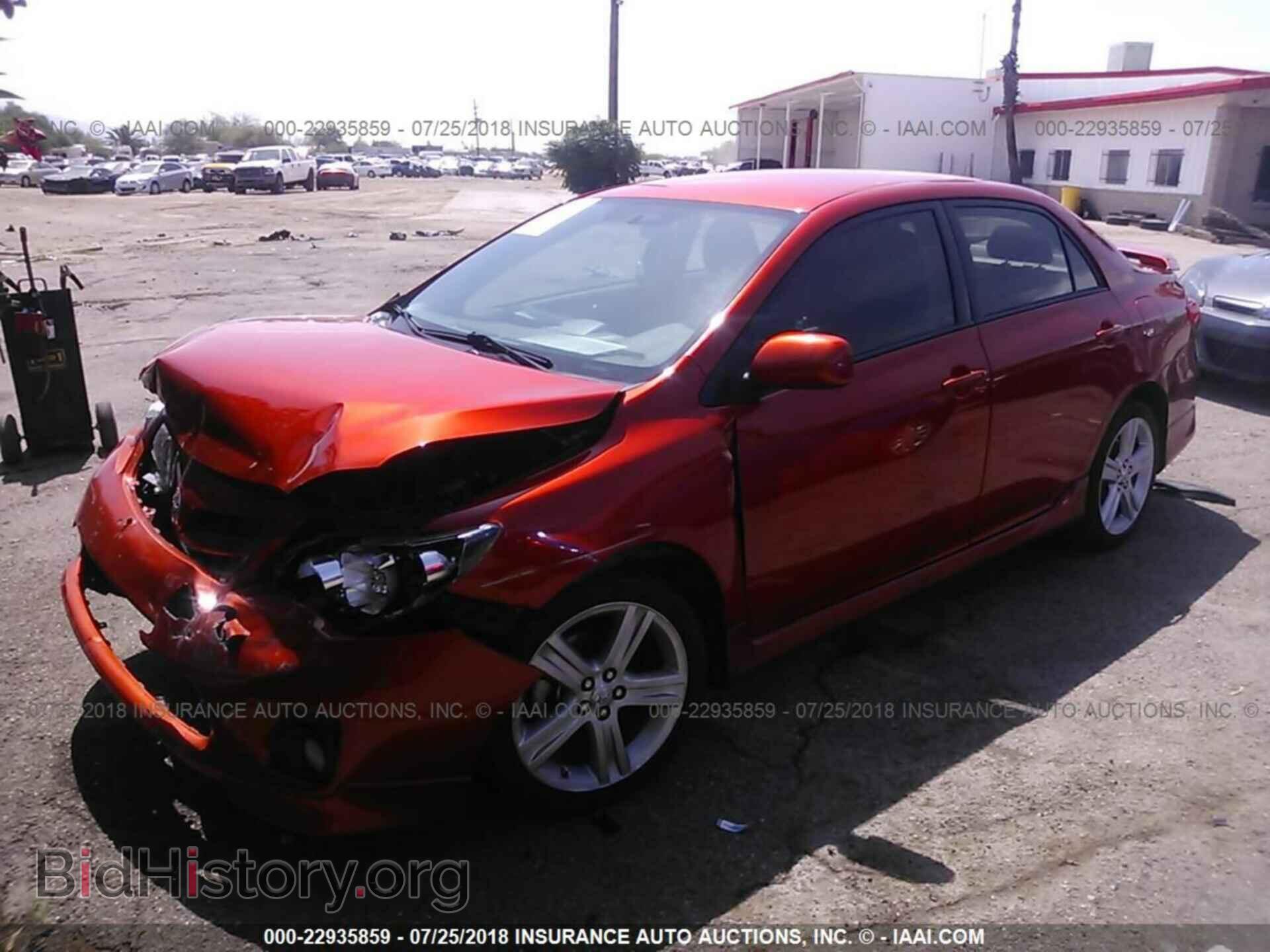 2013 Toyota Corolla - VIN: 2T1BU4EEXDC077348 - Фото 2