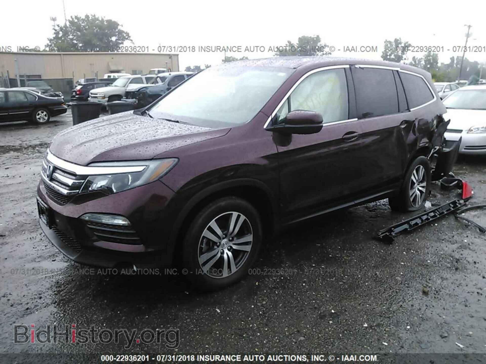 2016 Honda Pilot - VIN: 5FNYF6H77GB030100 - Фото 2