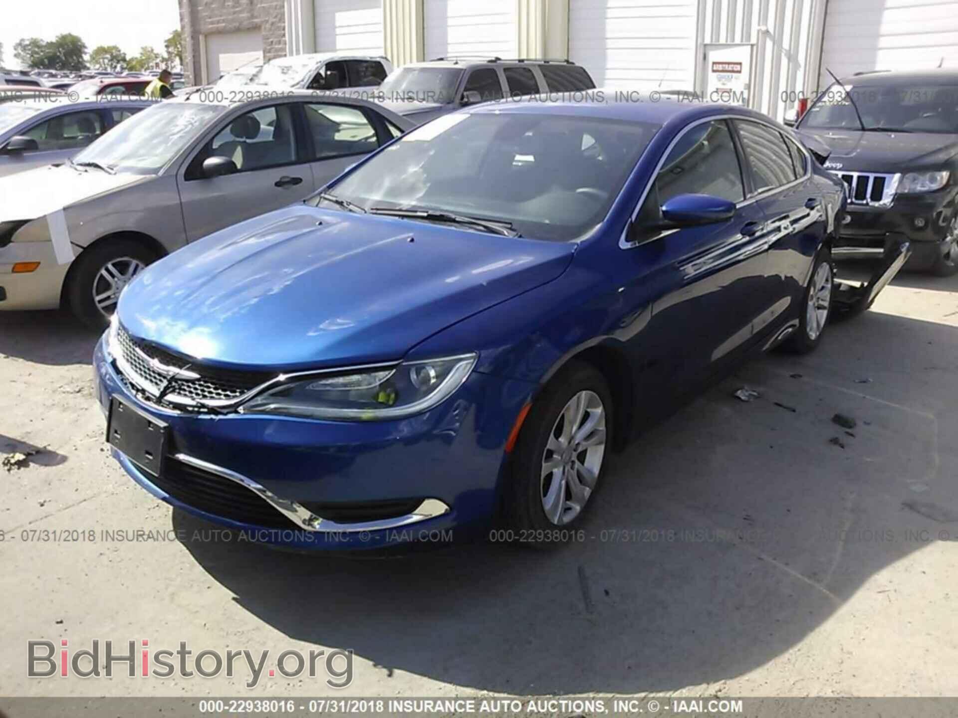 2015 Chrysler 200 - VIN: 1C3CCCAB7FN542007 - Фото 2