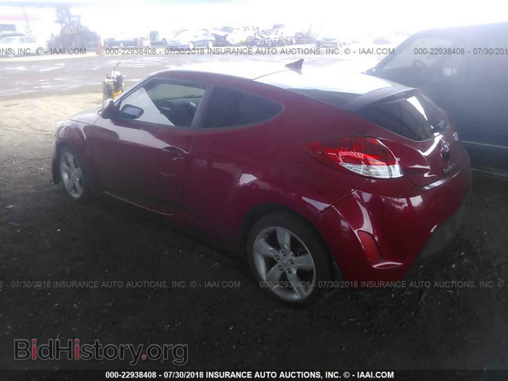 2013 HYUNDAI VELOSTER - VIN: KMHTC6AD3DU140790 - Фото 3