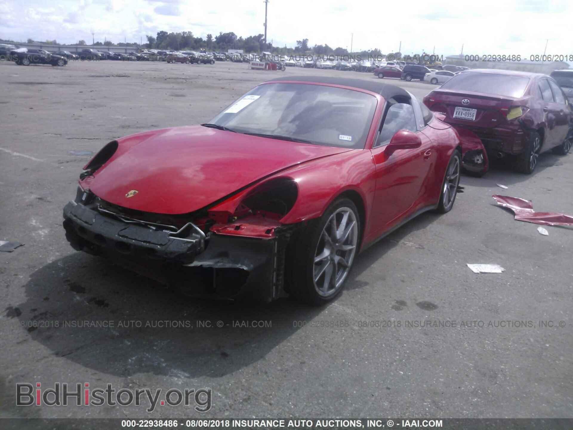 2014 Porsche 911 - VIN: WP0BB2A93ES133133 - Фото 2