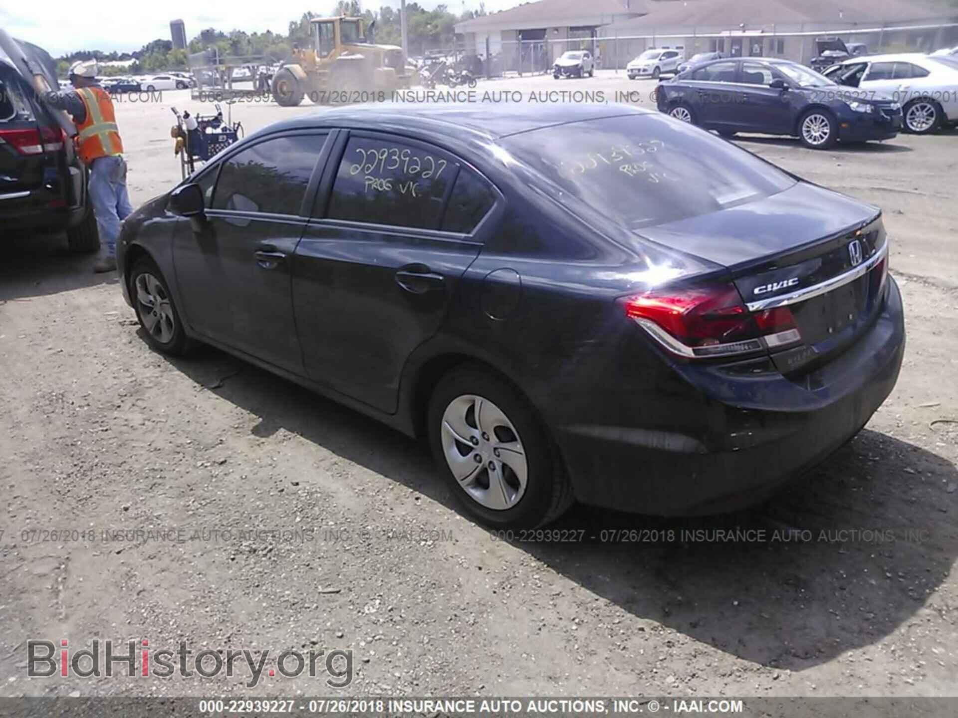 2013 Honda Civic - VIN: 19XFB2F58DE019587 - Фото 3