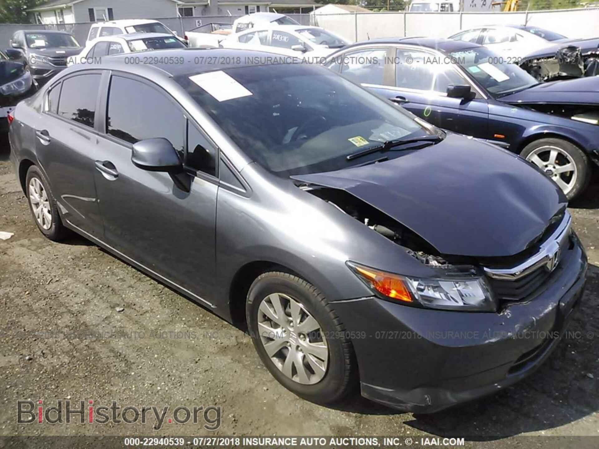 Фотография 2HGFB2F54CH577117 - Honda Civic 2012