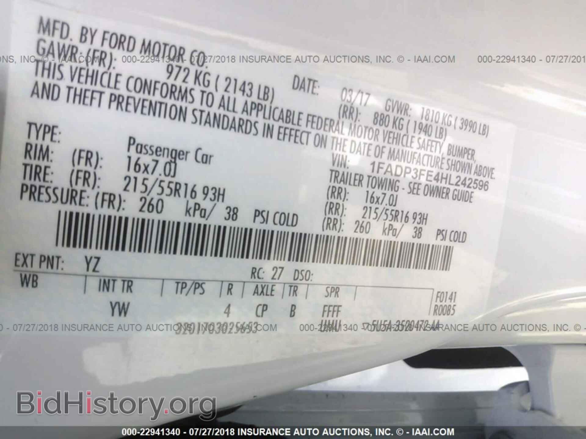 2017 Ford Focus - VIN: 1FADP3FE4HL242596 - Photo 9